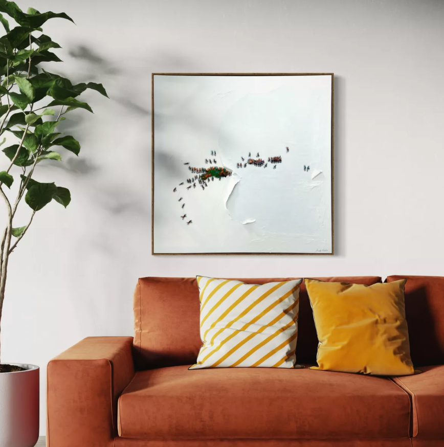 Obra De Arte Minimalista - Aglomerados Abertura
