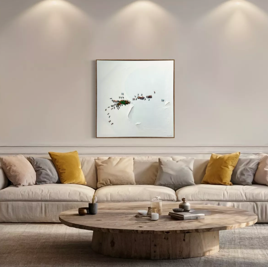 Obra De Arte Minimalista - Aglomerados Abertura