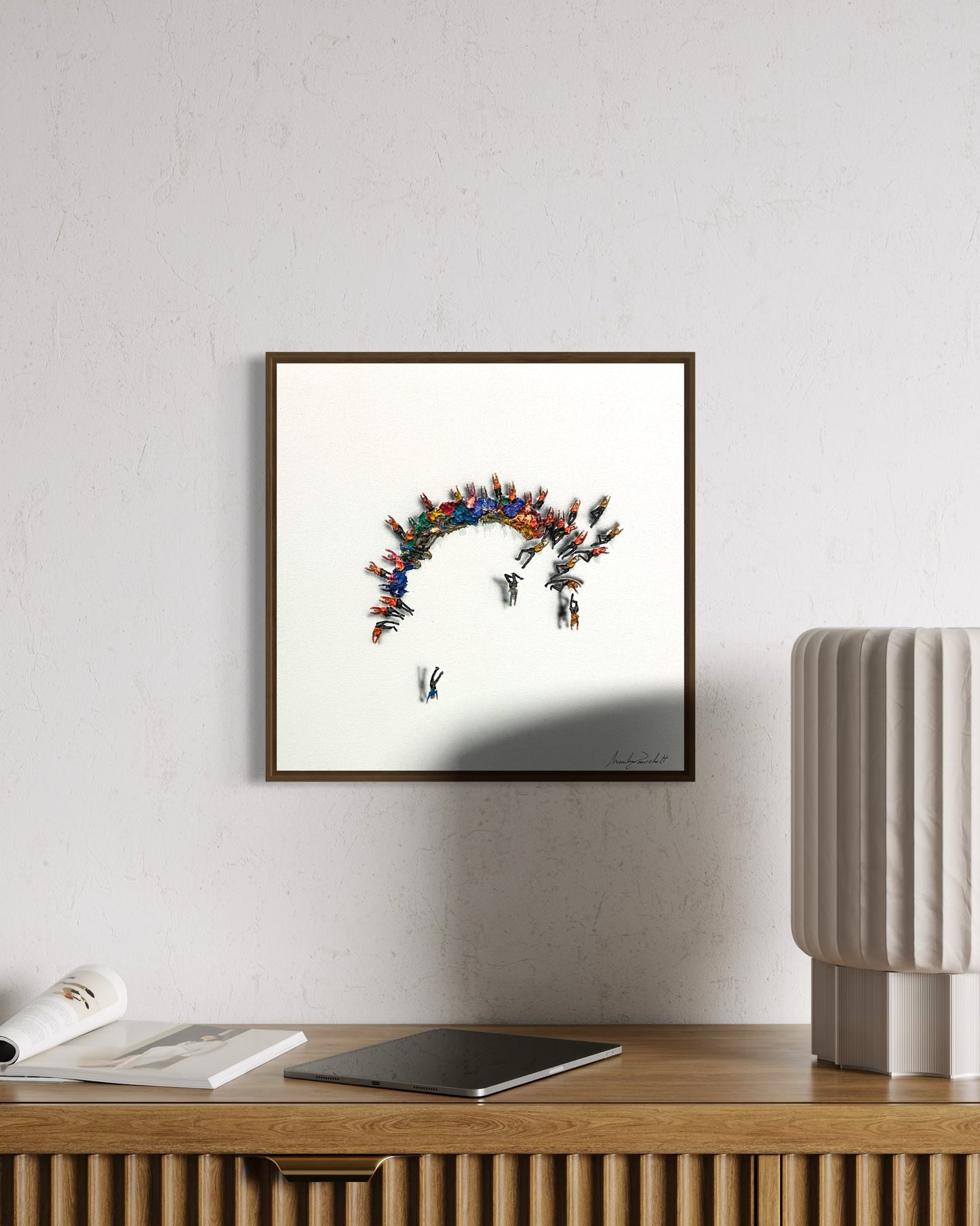 Obra De Arte Minimalista - Aglomerados - Arco.