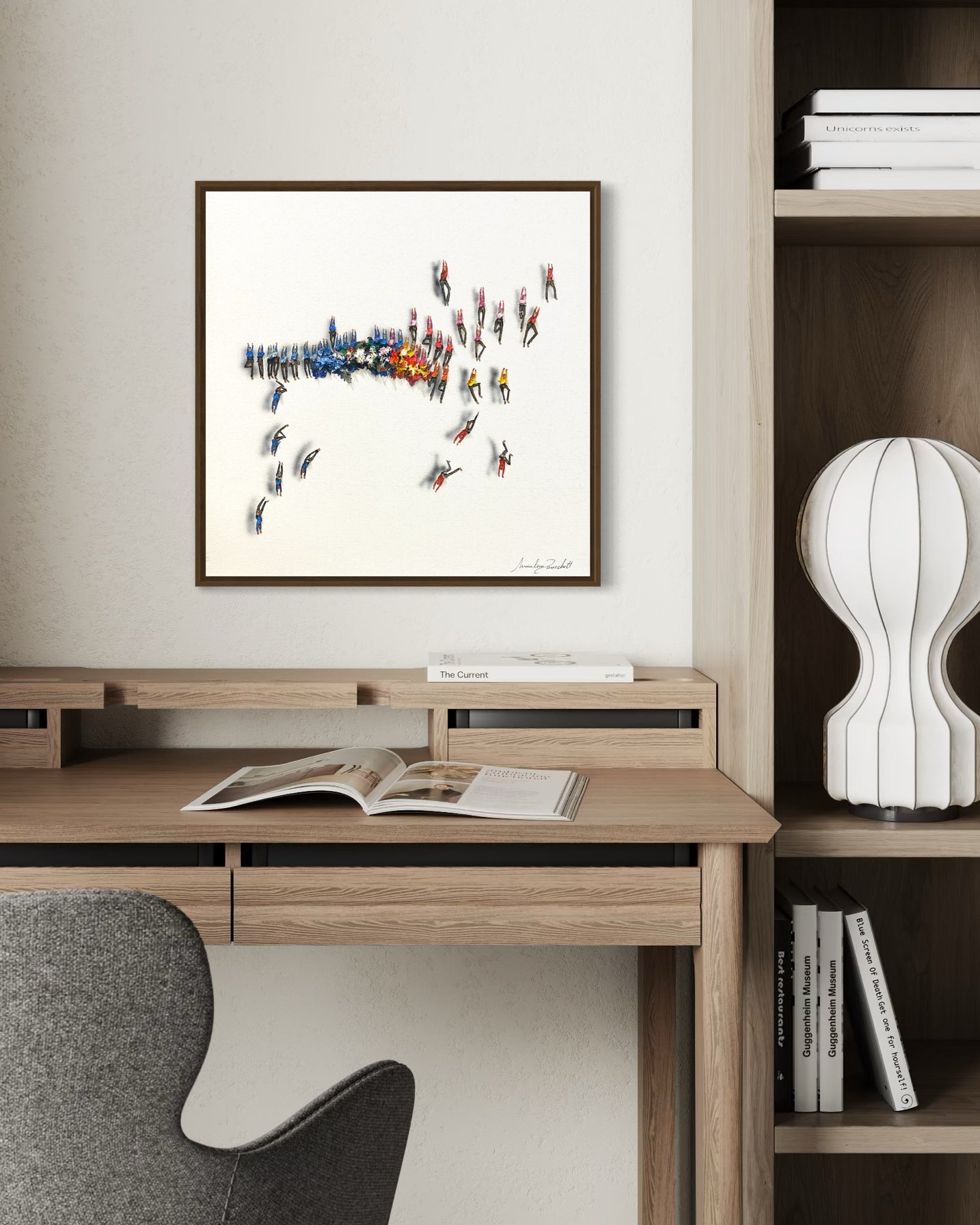Obra De Arte Minimalista - Aglomerados - Linha