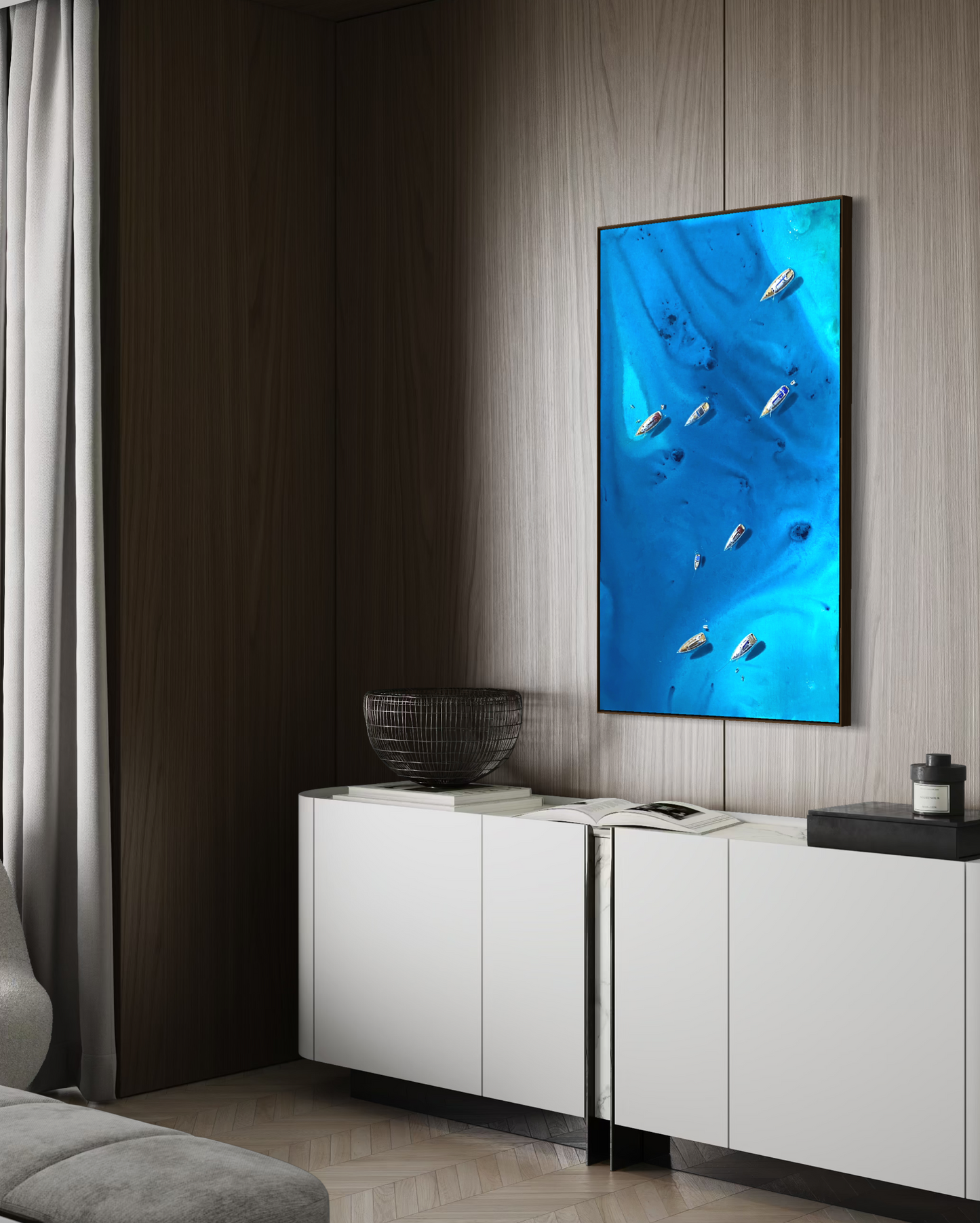 Obra de Arte Figurativa - Flutuar - Vida à Bordo