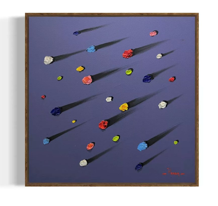 Obra minimalista: meteoritos espaciales
