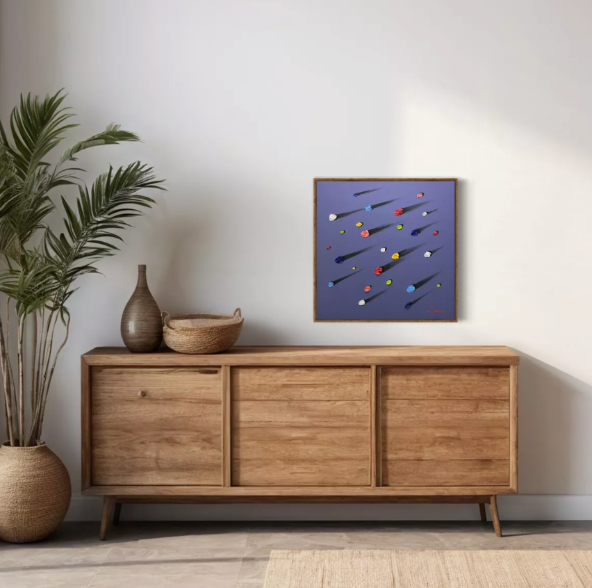 Obra minimalista: meteoritos espaciales