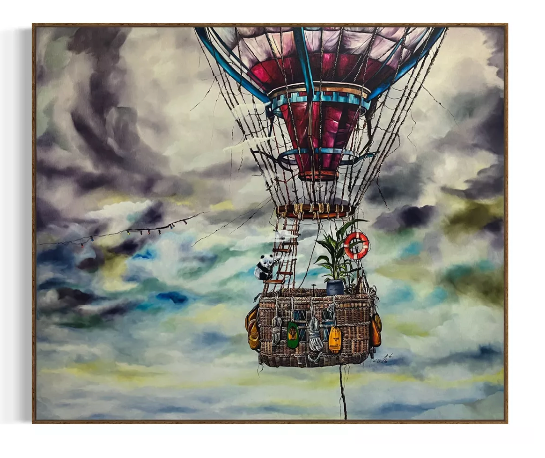 Obra surrealista - Globo