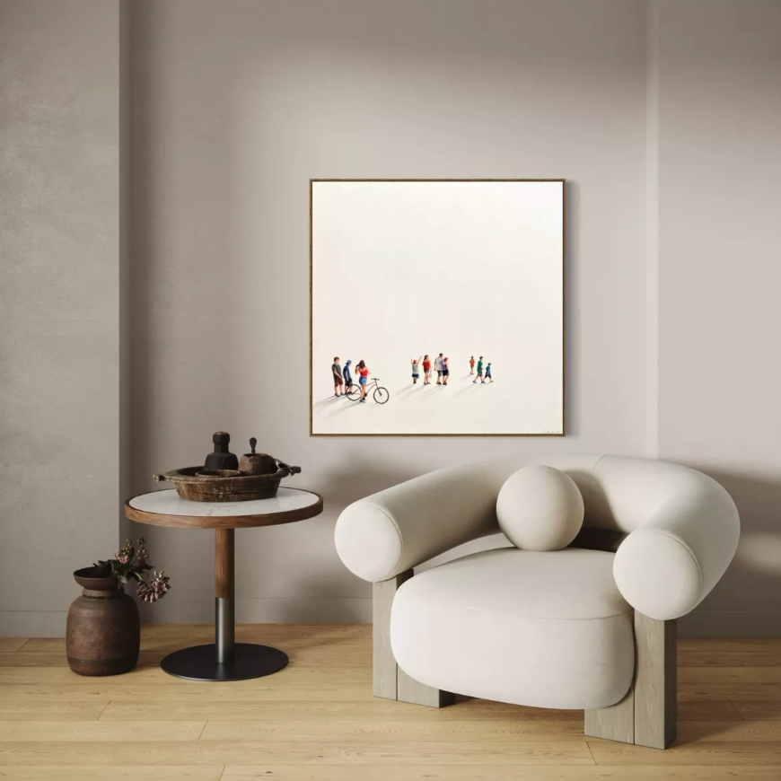Obra De Arte Minimalista - Dialogos Visuais - Fim De Semana