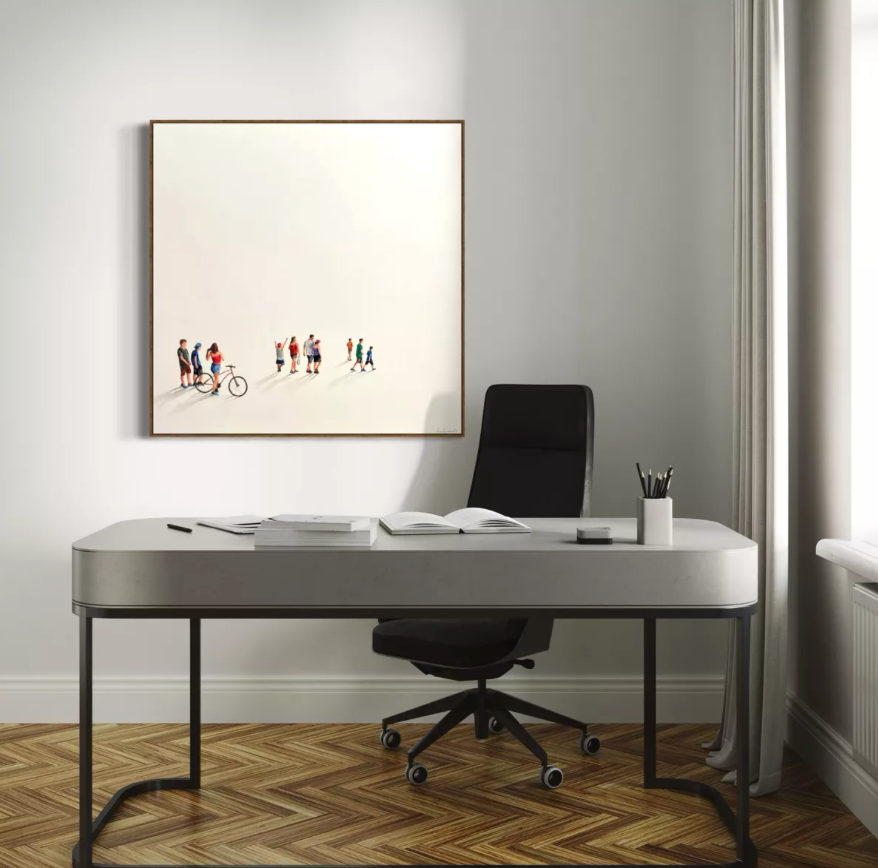Obra De Arte Minimalista - Dialogos Visuais - Fim De Semana