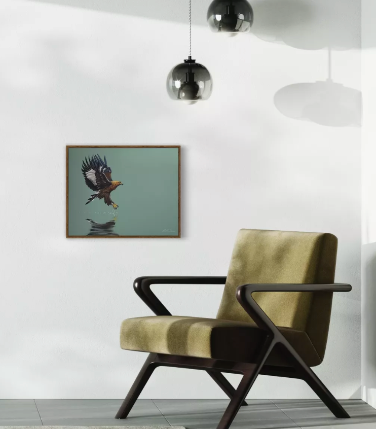 Obra De Arte Figurativa - Águia