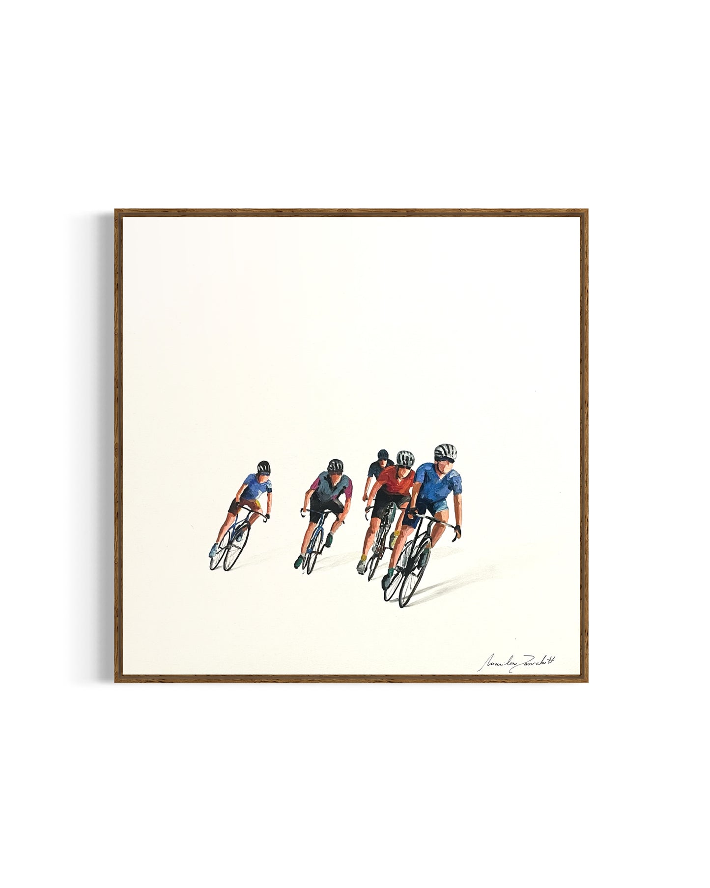 Obra De Arte Minimalista - Esportes - Ciclistas