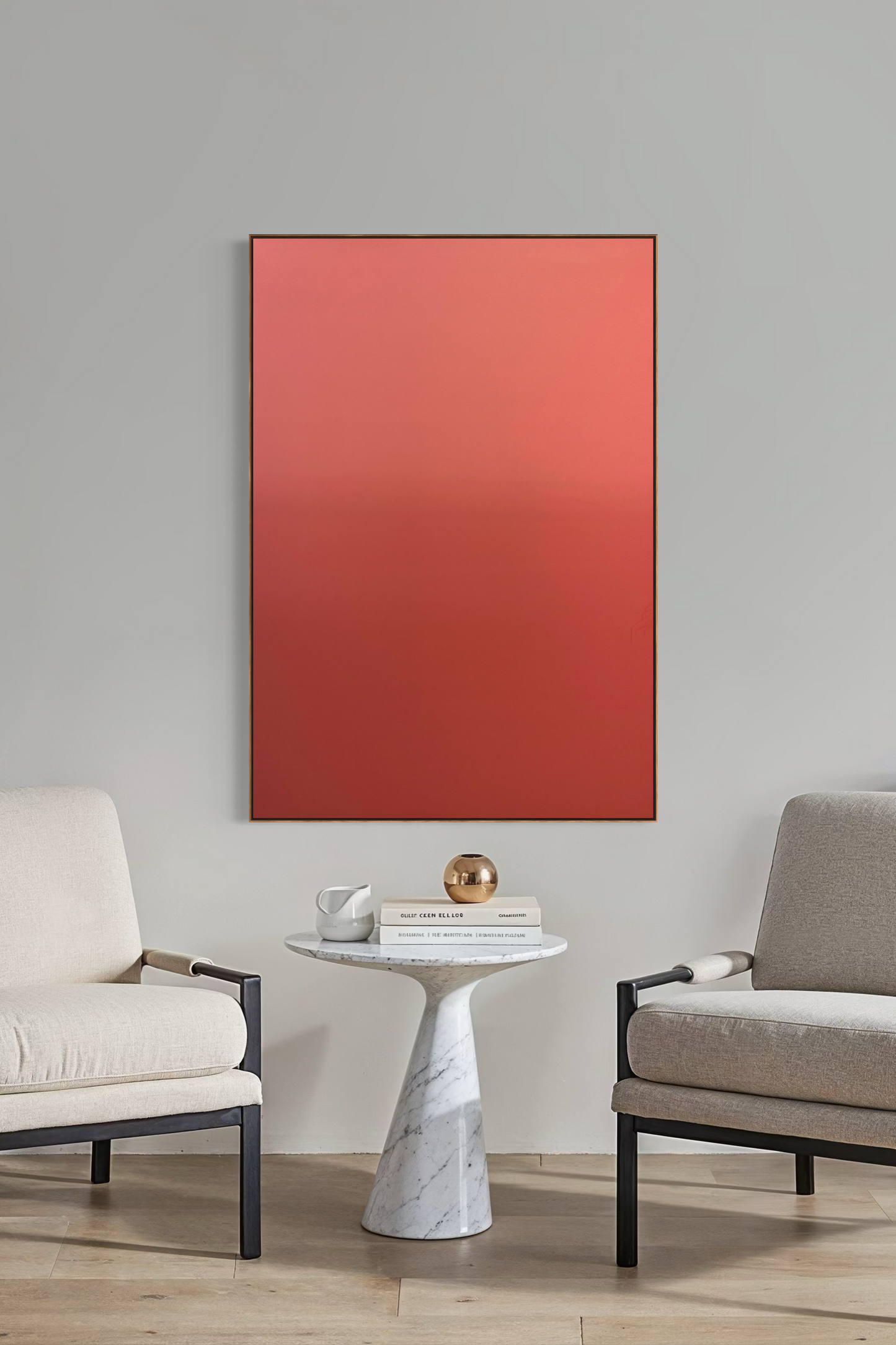 Obra de Arte Abstrata - Degradês - Calidez