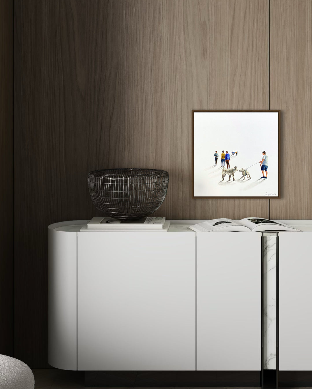 Obra De Arte Minimalista - Diálogos visuais - Encontro