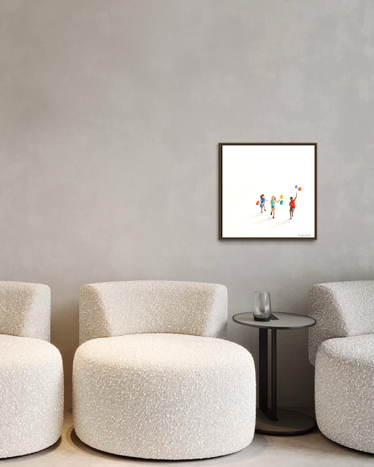 Obra De Arte Minimalista - Diálogos visuais - Balões