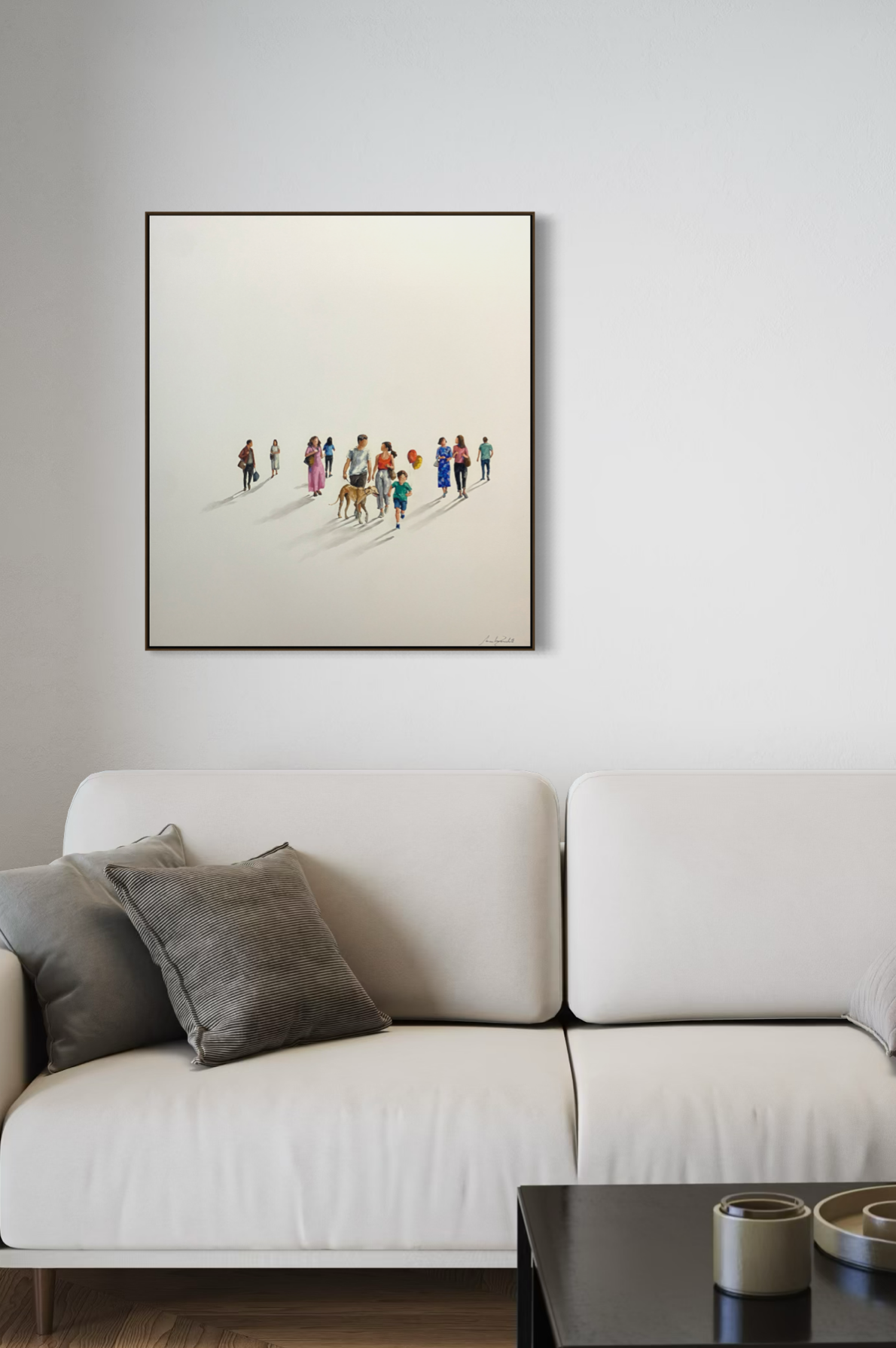 Obra de Arte Minimalista - Diálogos Visuais - A pé