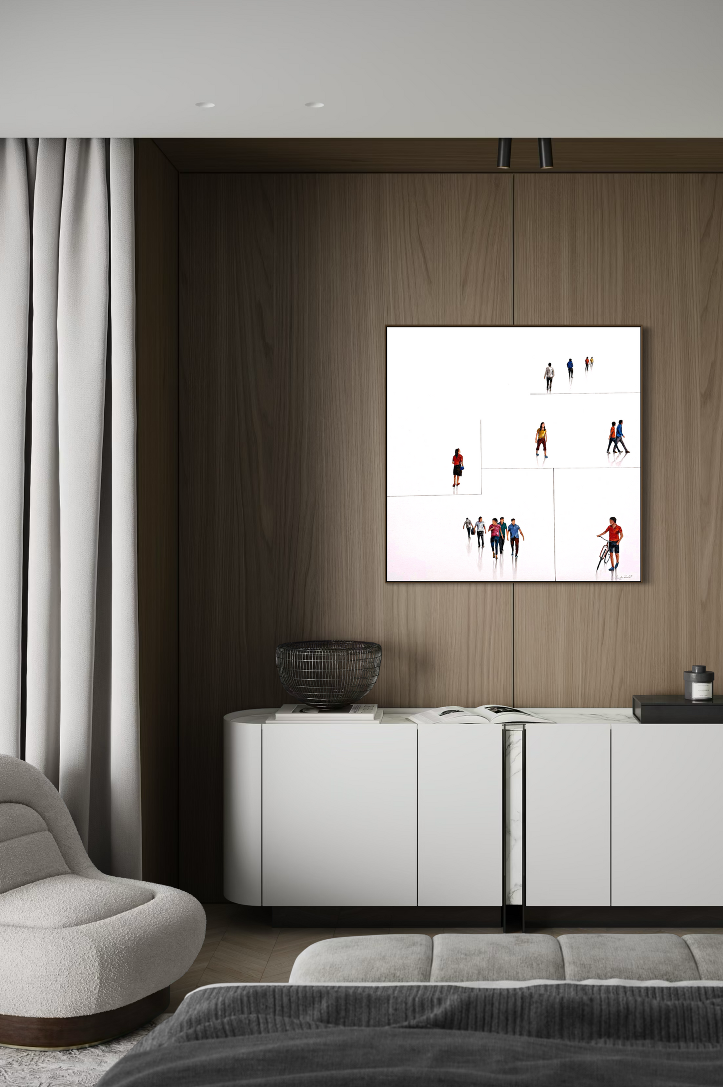 Obra de Arte Minimalista - Diálogos Visuais - Seções