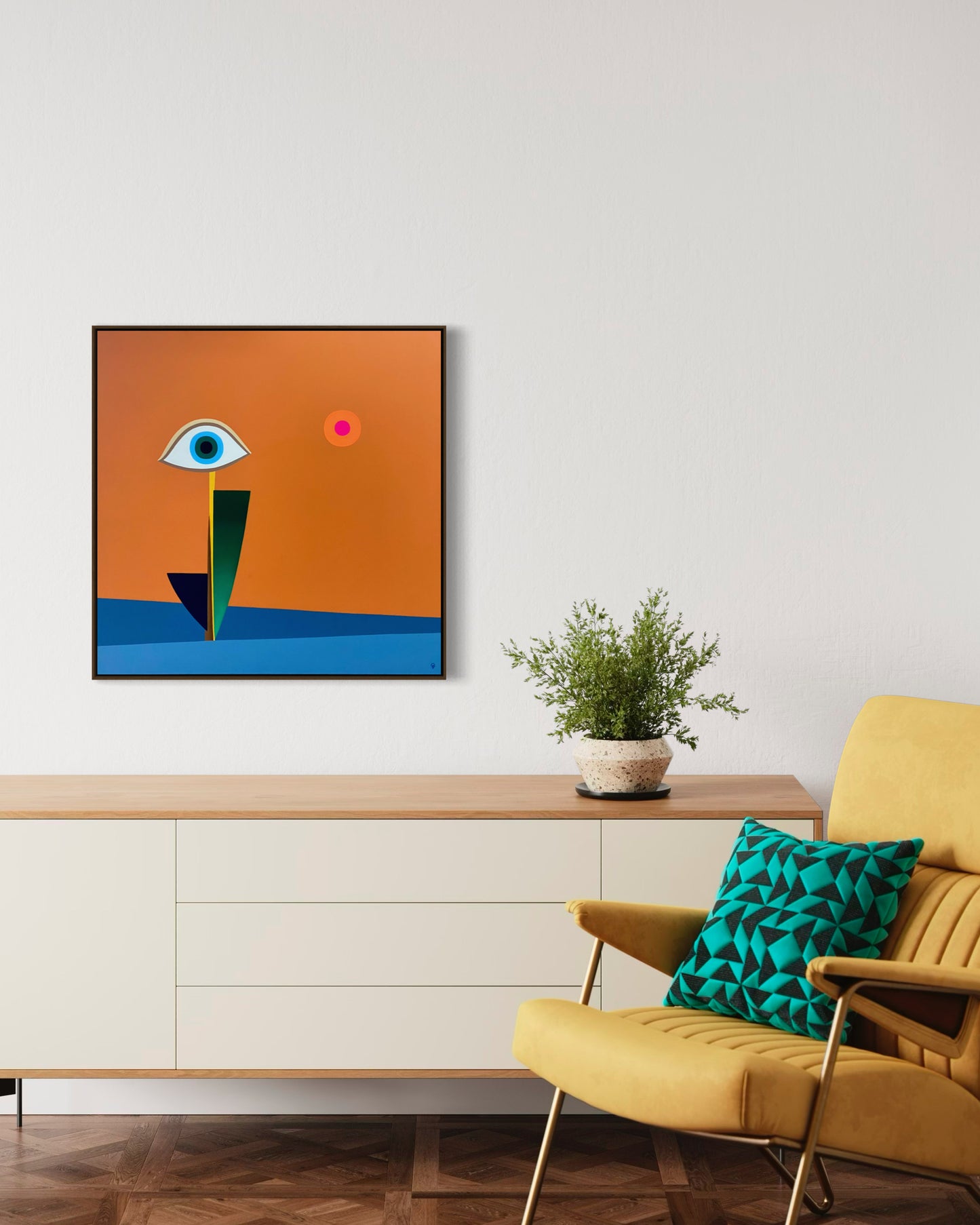 Obra De Arte Figurativa - Flor de Iris