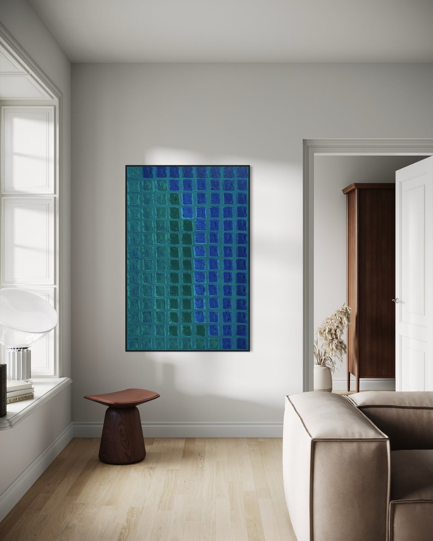 Obra De Arte Abstrata - Ladrilhos