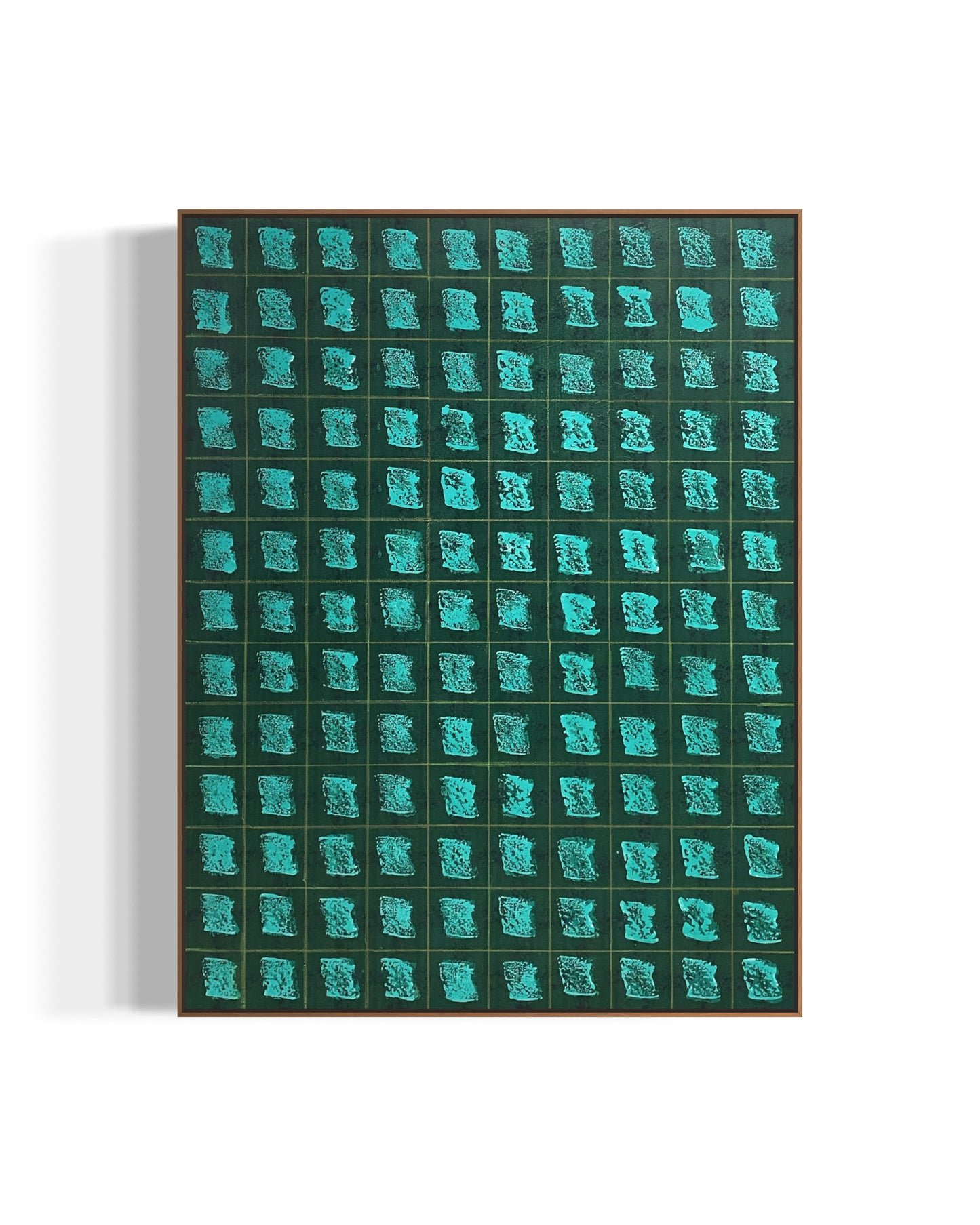 Obra De Arte Abstrata - Ladrilhos Folha