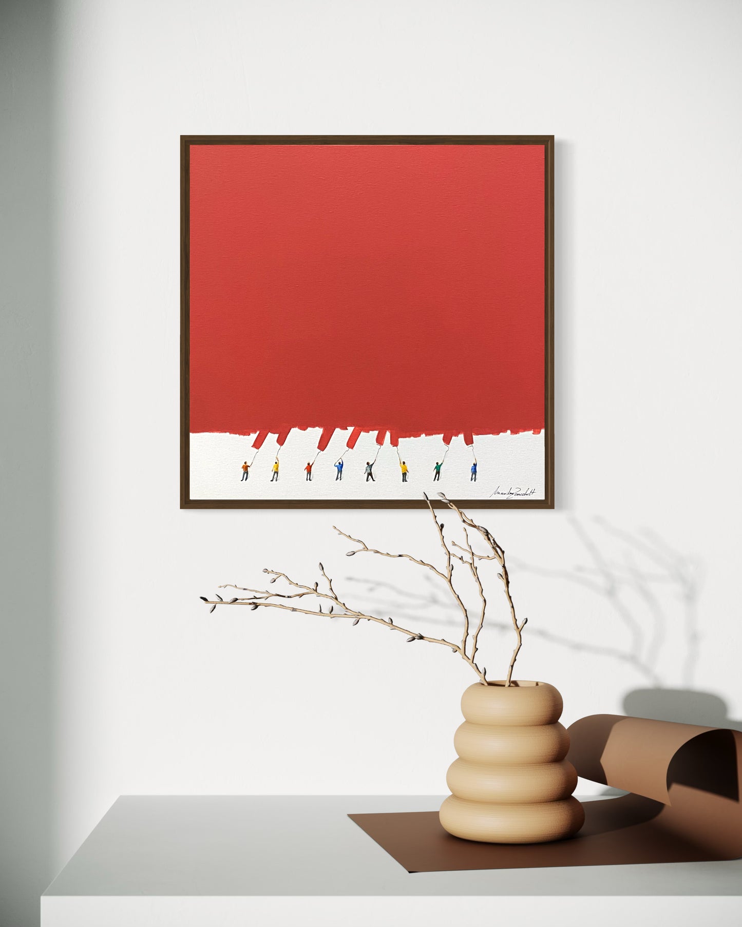 Obra De Arte Minimalista - Pintores - Rubro II