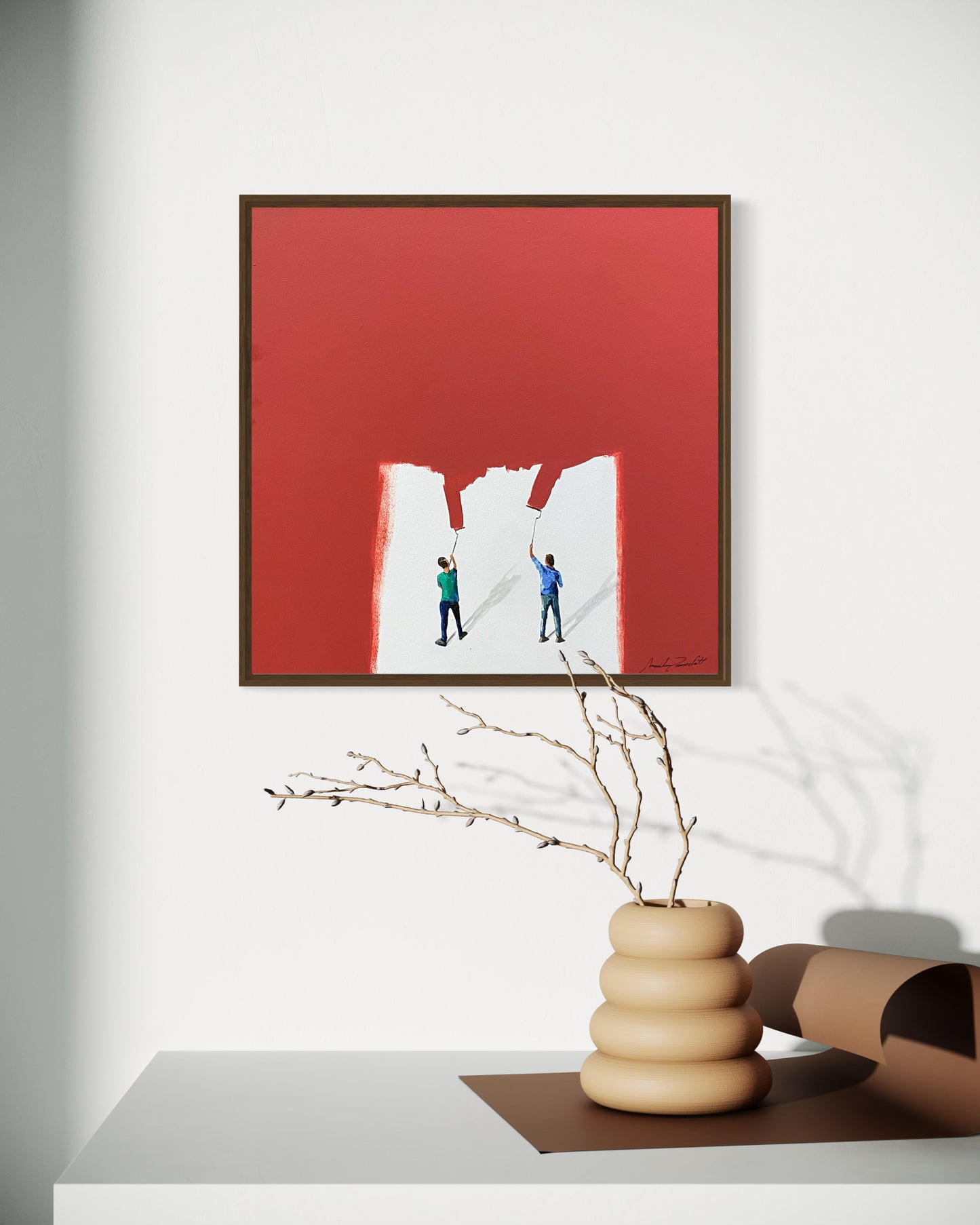 Obra De Arte Minimalista - Pintores - Rubro III