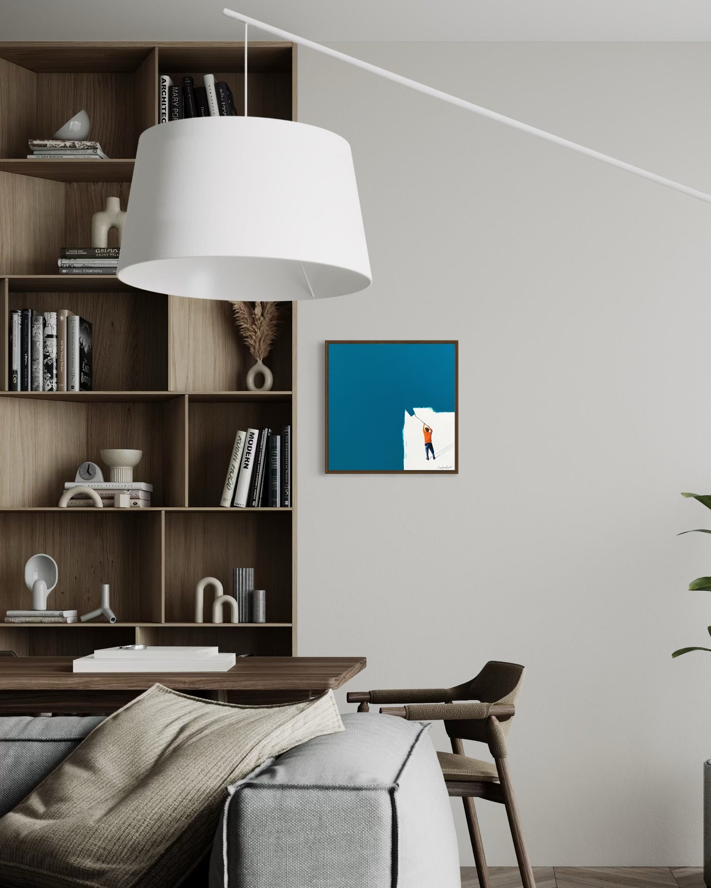Obra De Arte Minimalista - Pintores - Turquesa II