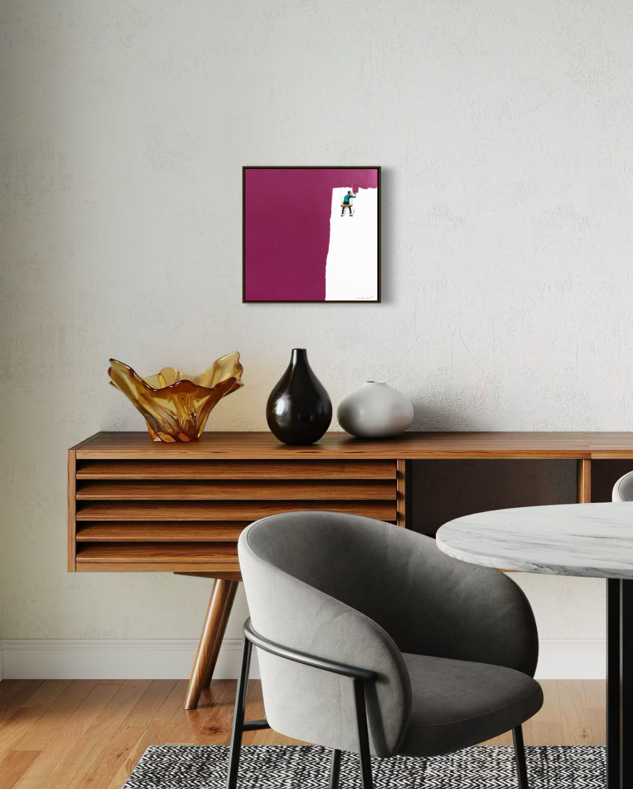 Obra de Arte Minimalista - Pintores - Púrpura
