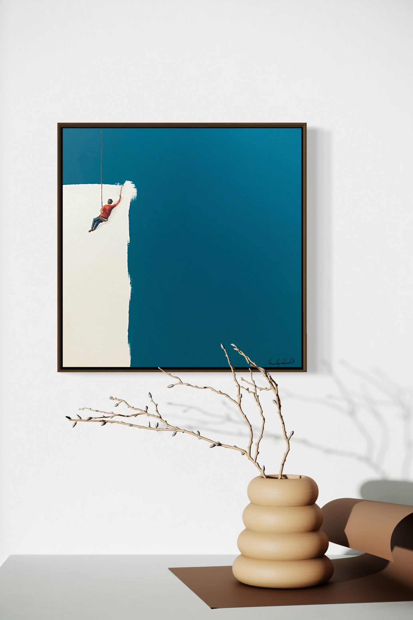 Obra de Arte Minimalista - Pintores - Turquesa