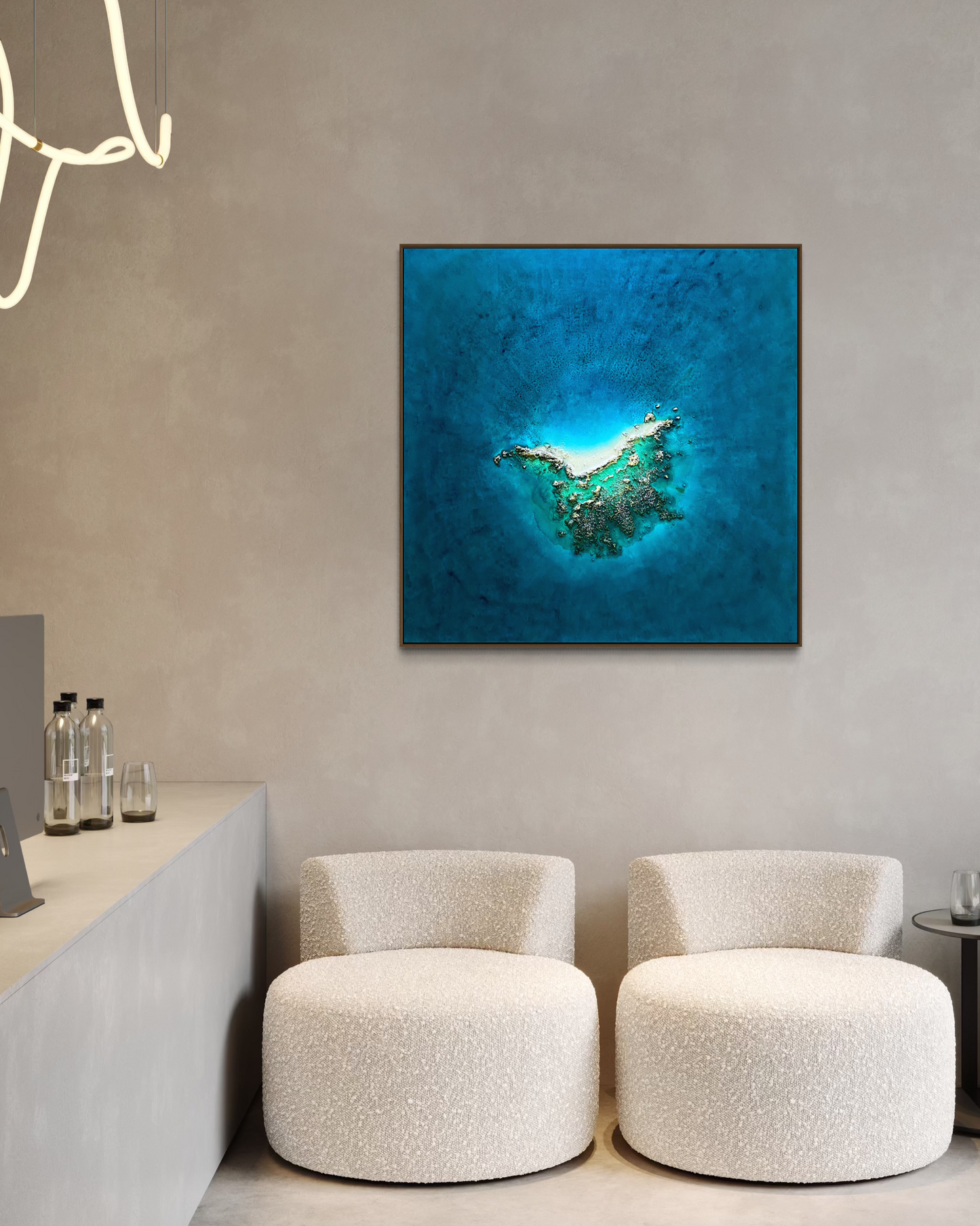 Obra de Arte Abstrata - Seven Seas