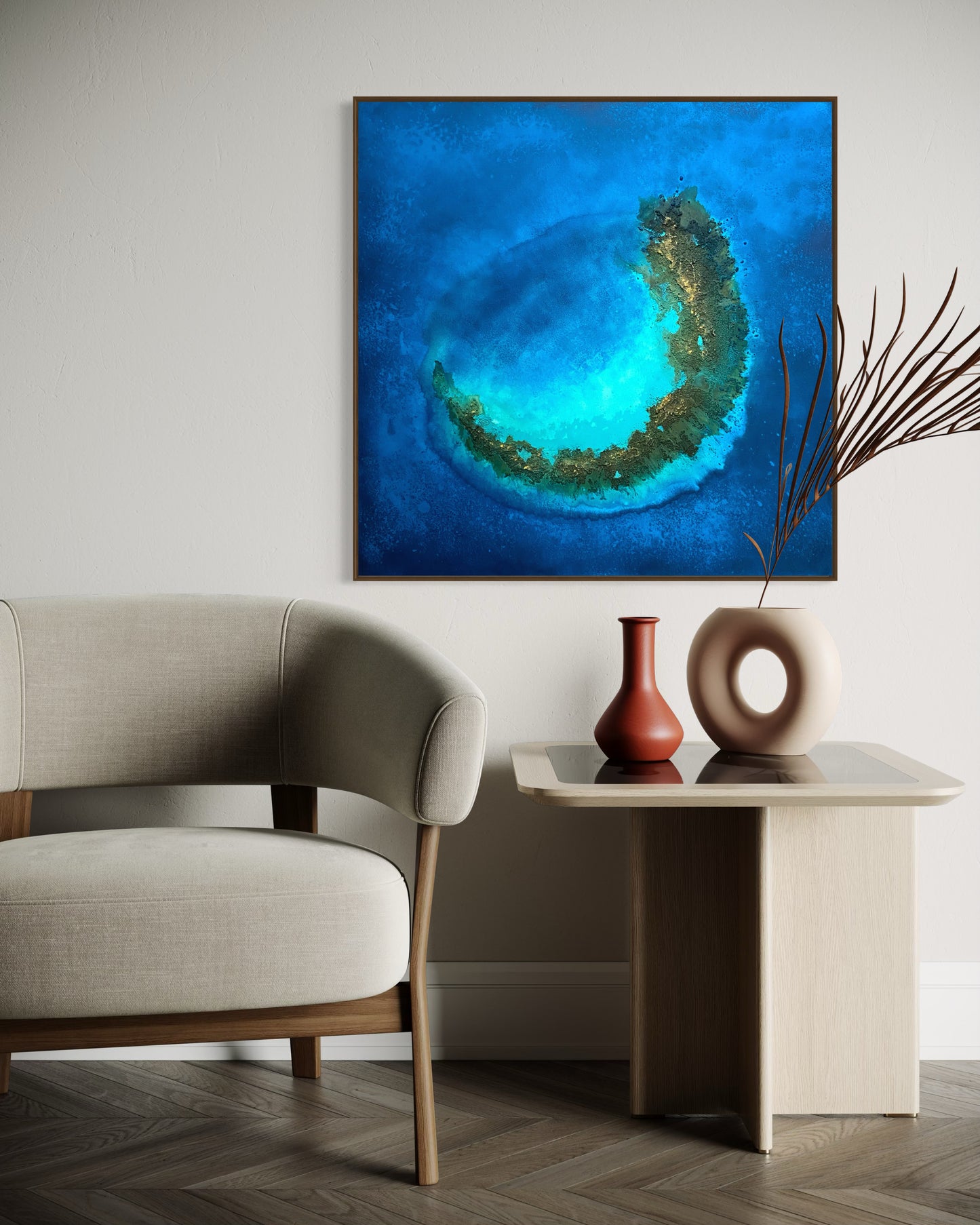 Obra De Arte Abstrata - Seven Seas