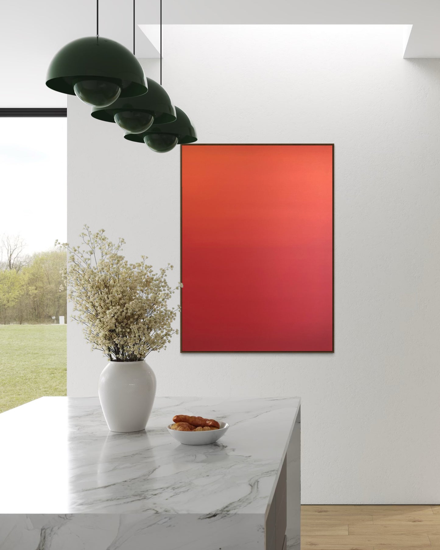 Obra De Arte Abstrata - Summer Dusk