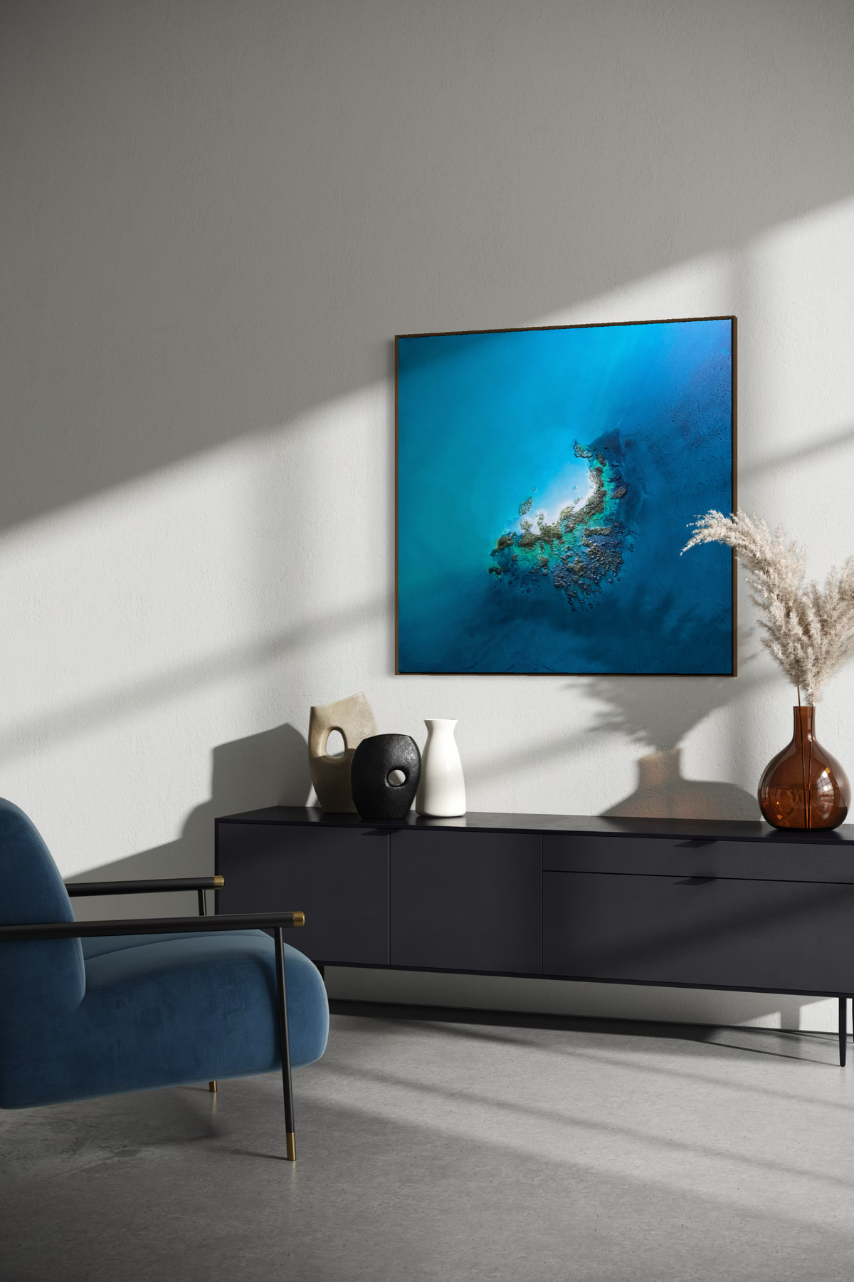Obra de Arte Abstrata - Seven Seas