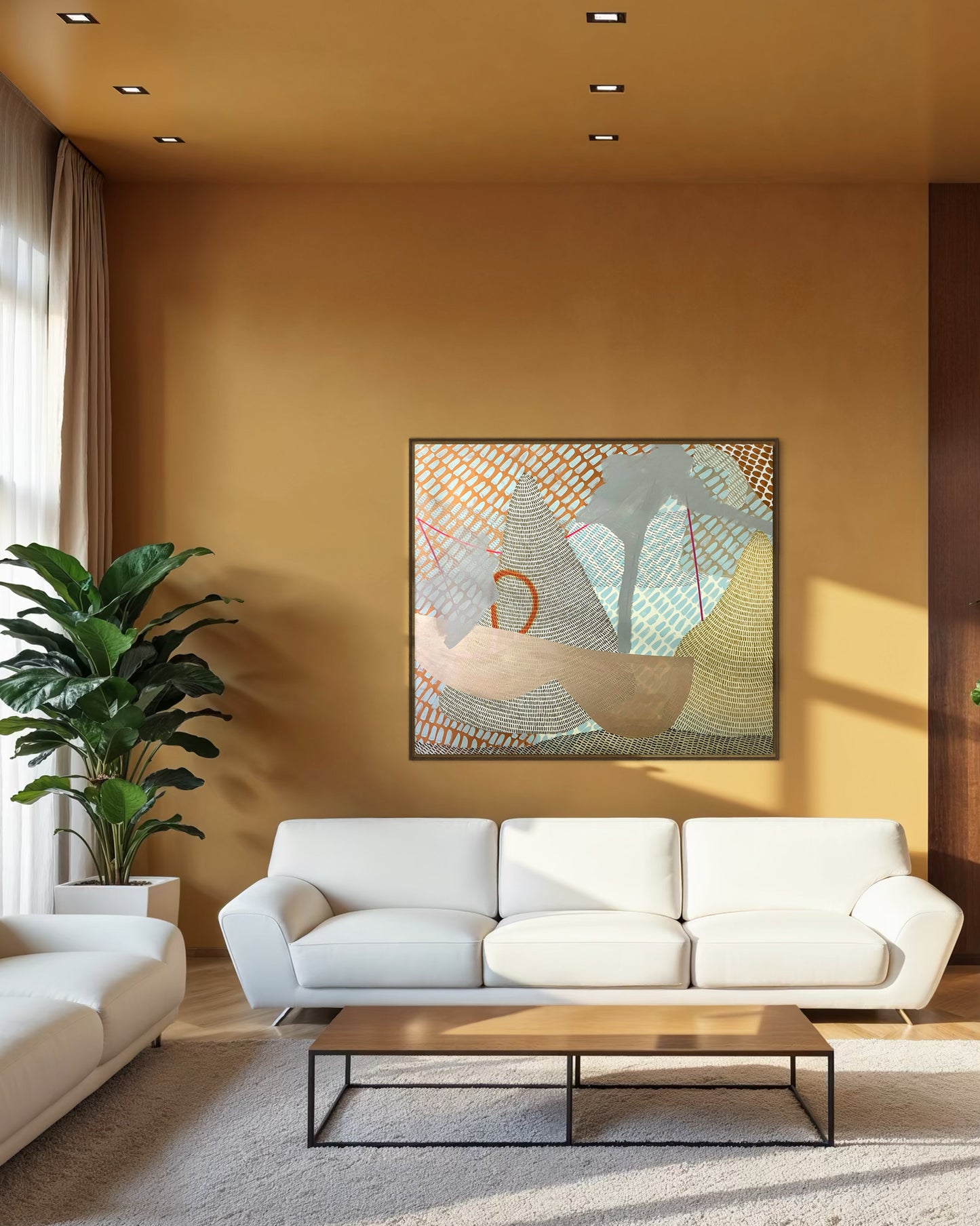 Obra De Arte Abstrata - Texturas