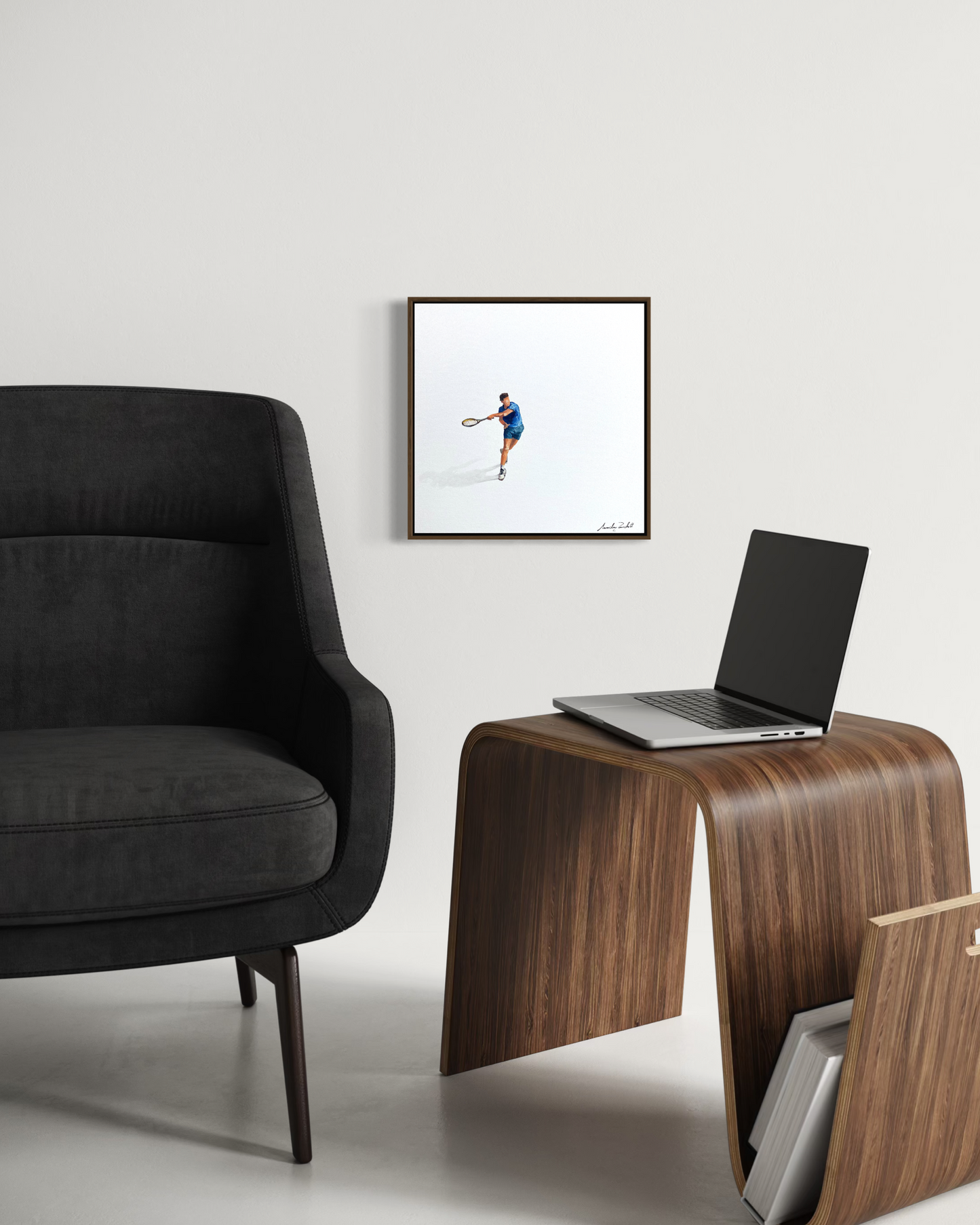 Obra de Arte Minimalista - Esportes - Tênis
