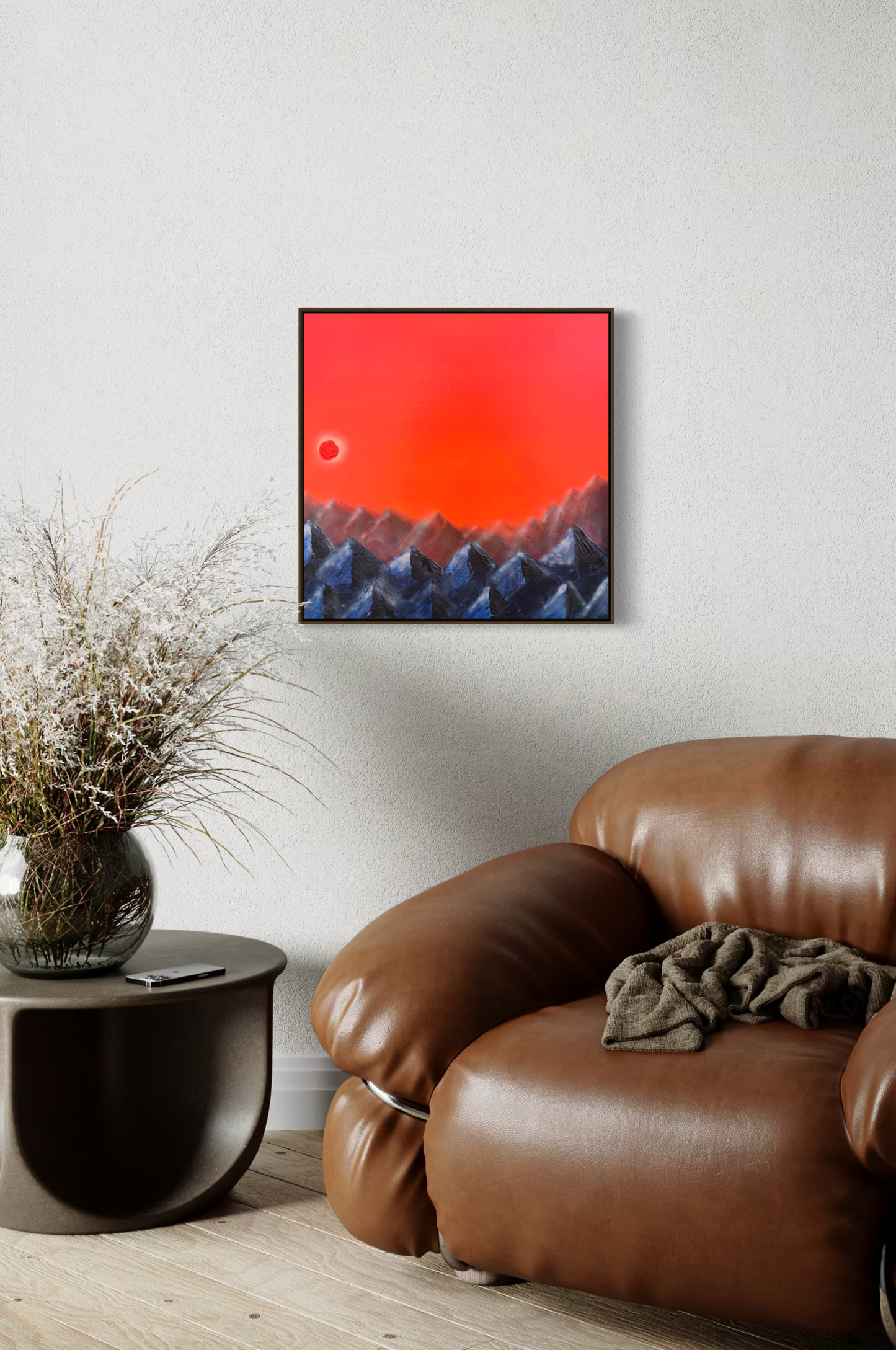 Obra de Arte Abstrata - Cordilheira II