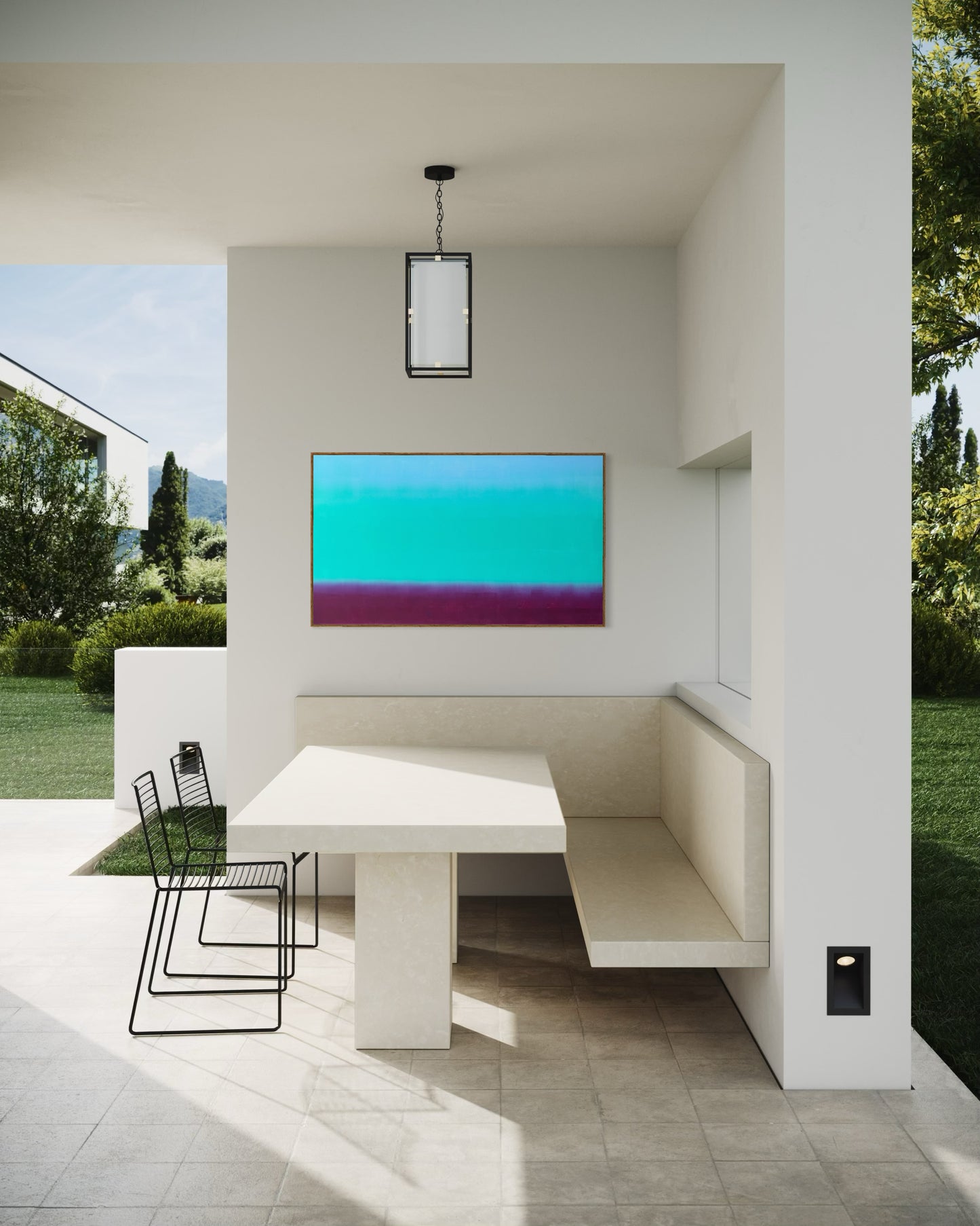 Obra de Arte Abstrata - Horizon Candy