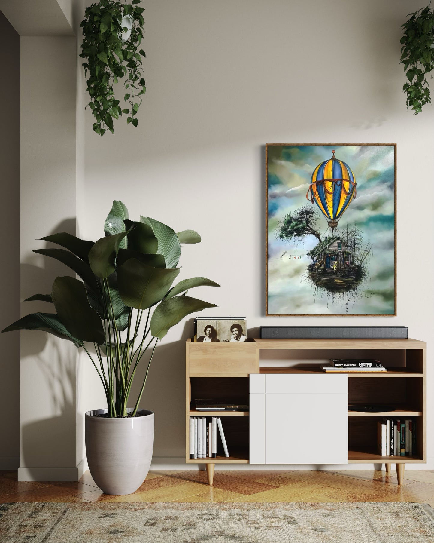 Obra surrealista - Globo