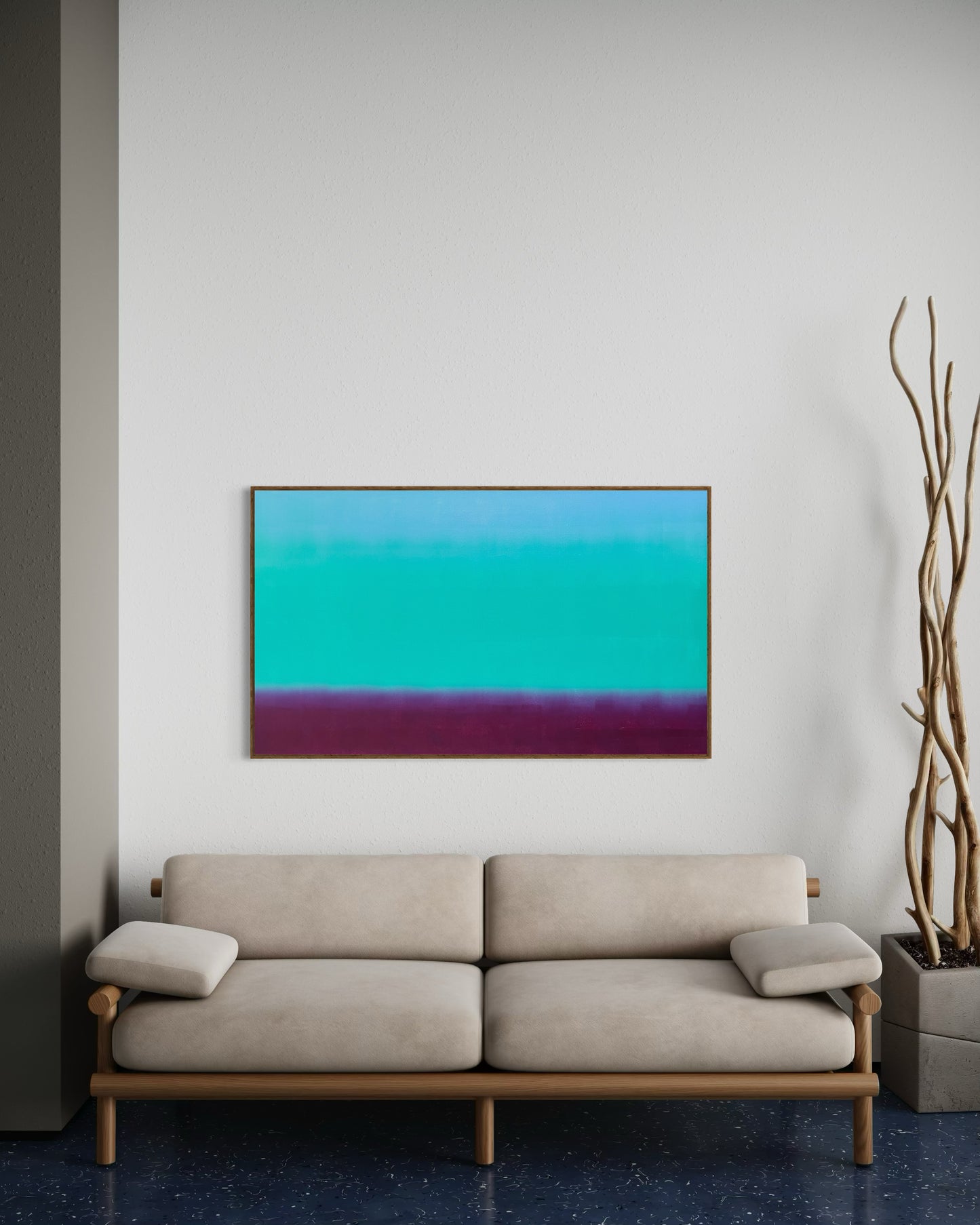 Obra de Arte Abstrata - Horizon Candy