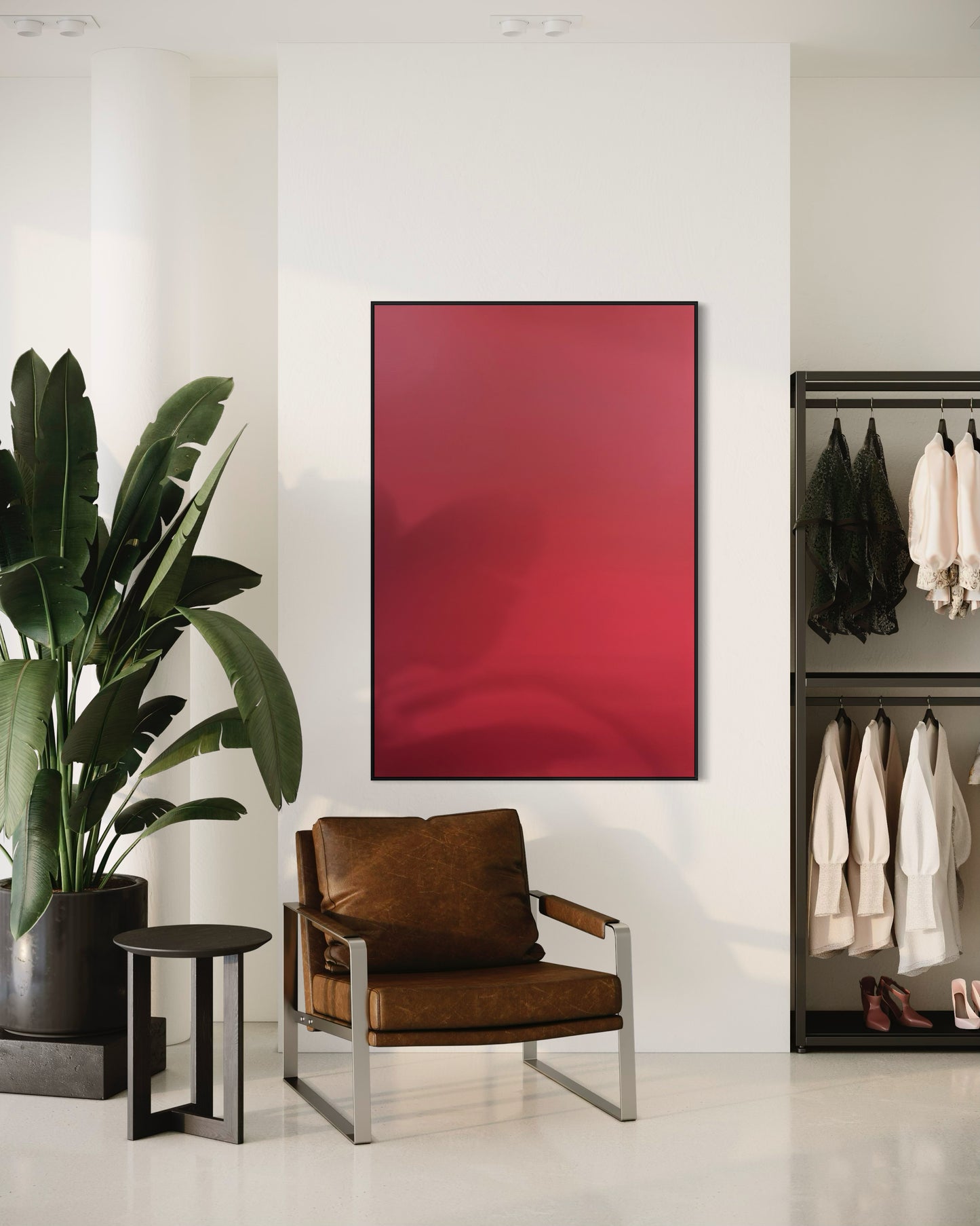 Obra De Arte Abstrata - Horizon Pink