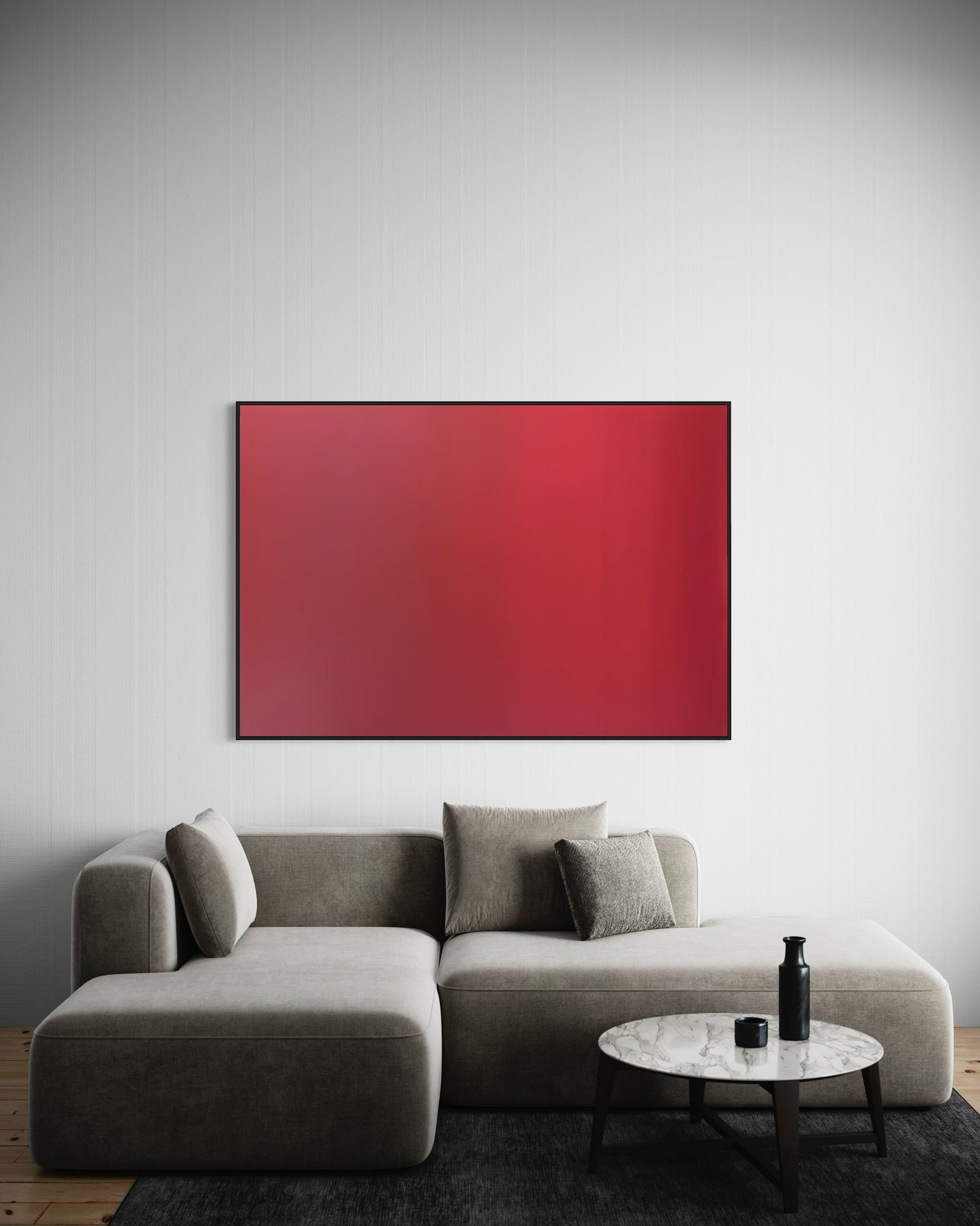 Obra De Arte Abstrata - Horizon Pink