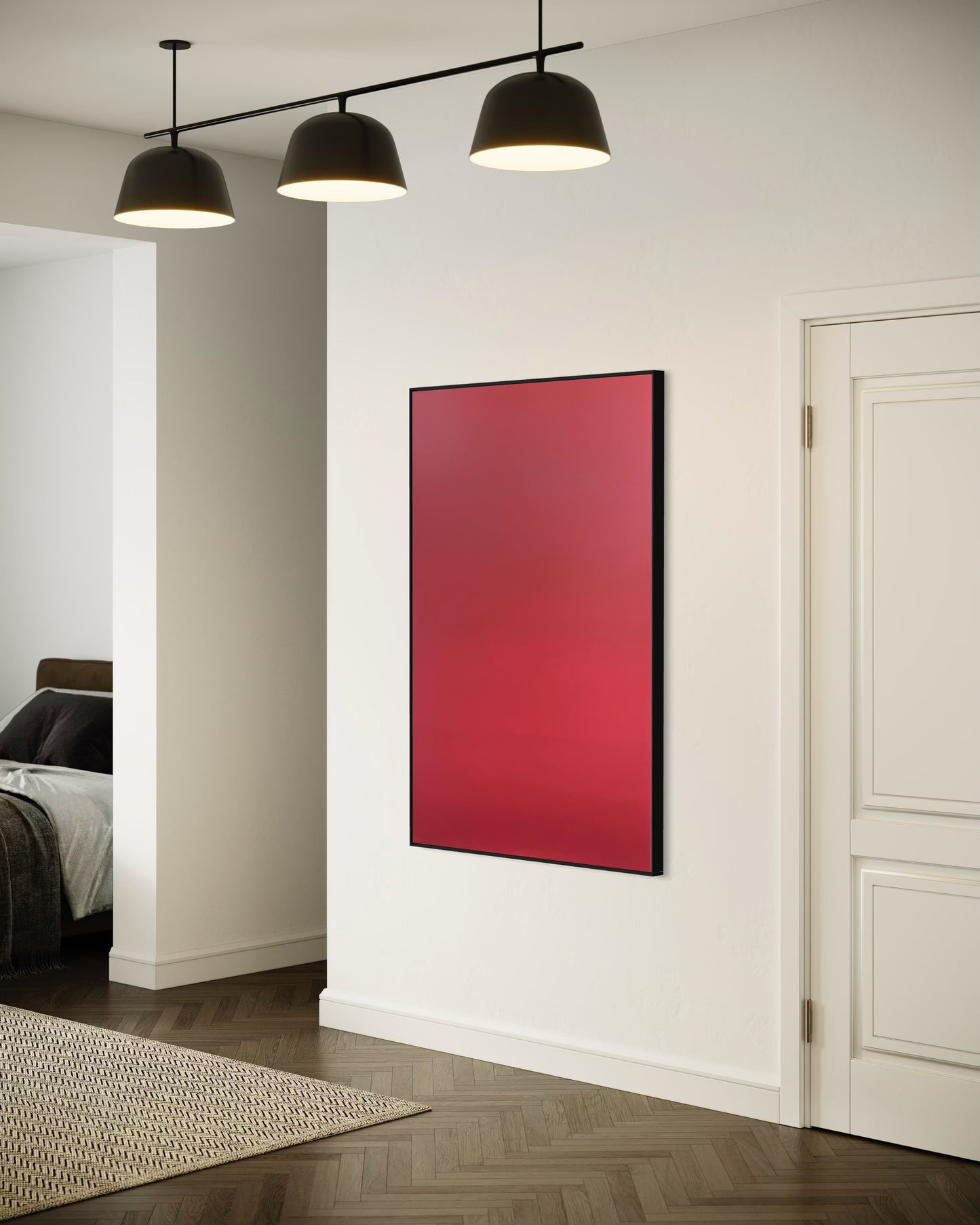 Obra De Arte Abstrata - Horizon Pink