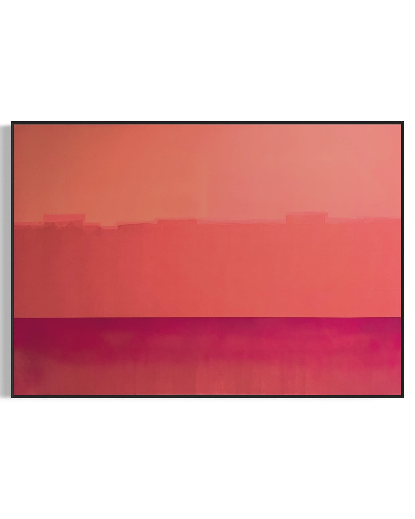 Obra De Arte Abstrata - Horizon Colors Rosa