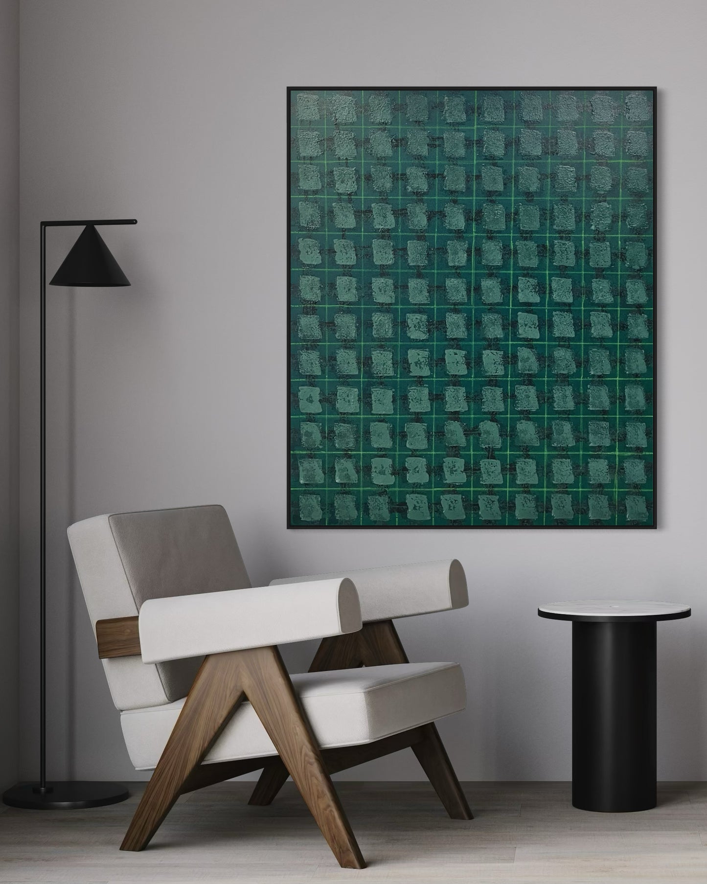 Obra abstracta - Colores del horizonte