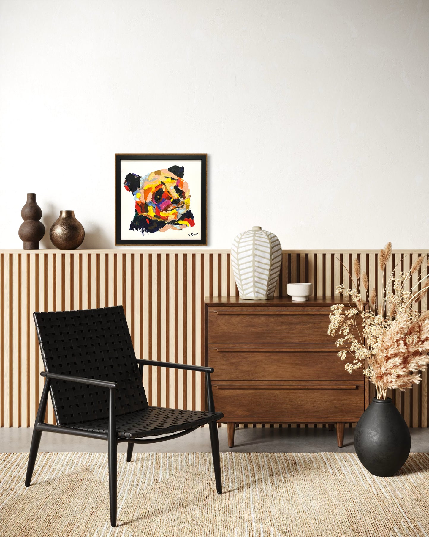 Obra De Arte Figurativa - Panda