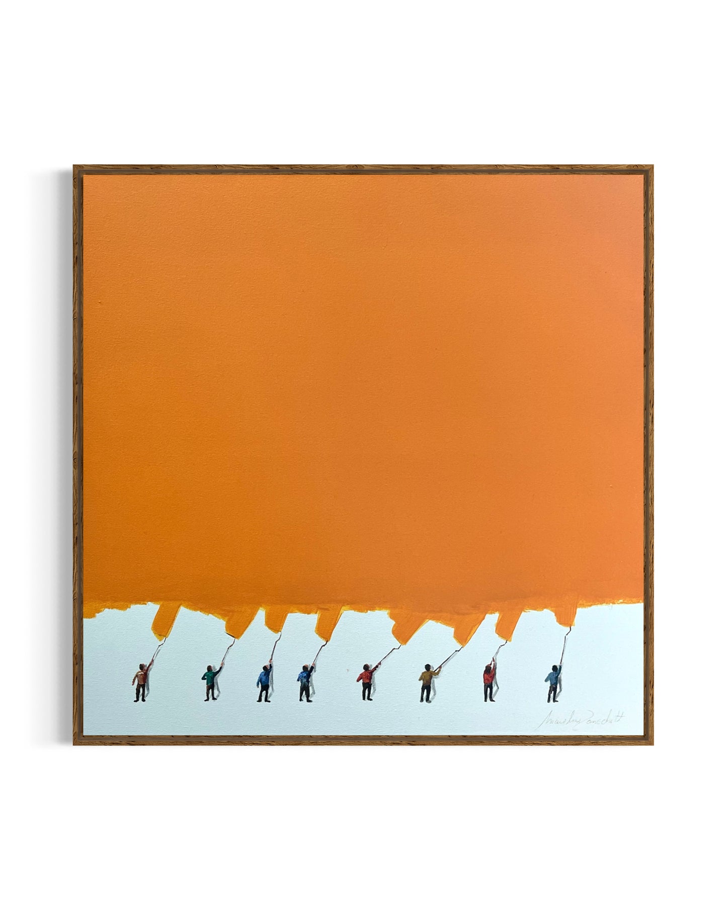Obra De Arte Minimalista - Pintores Amarelo