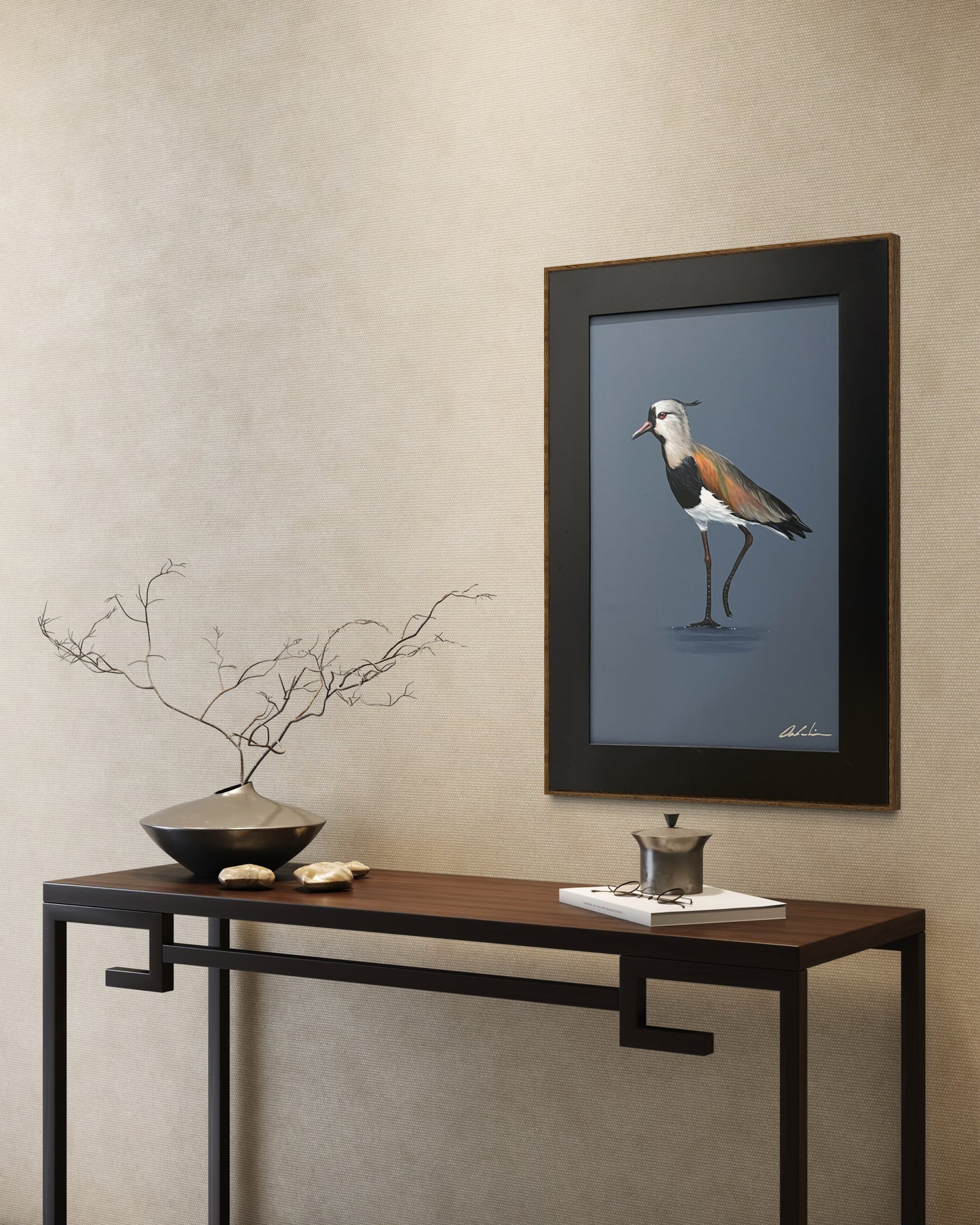 Obra De Arte Figurativa - Vanellus Chilensis