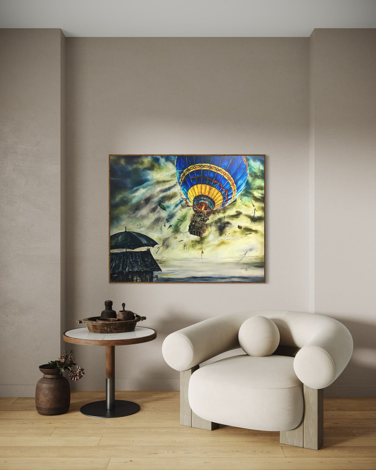 Obra surrealista - Globo