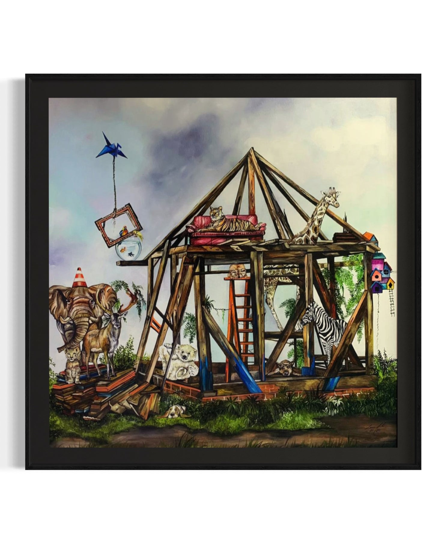Obra surrealista - Globo