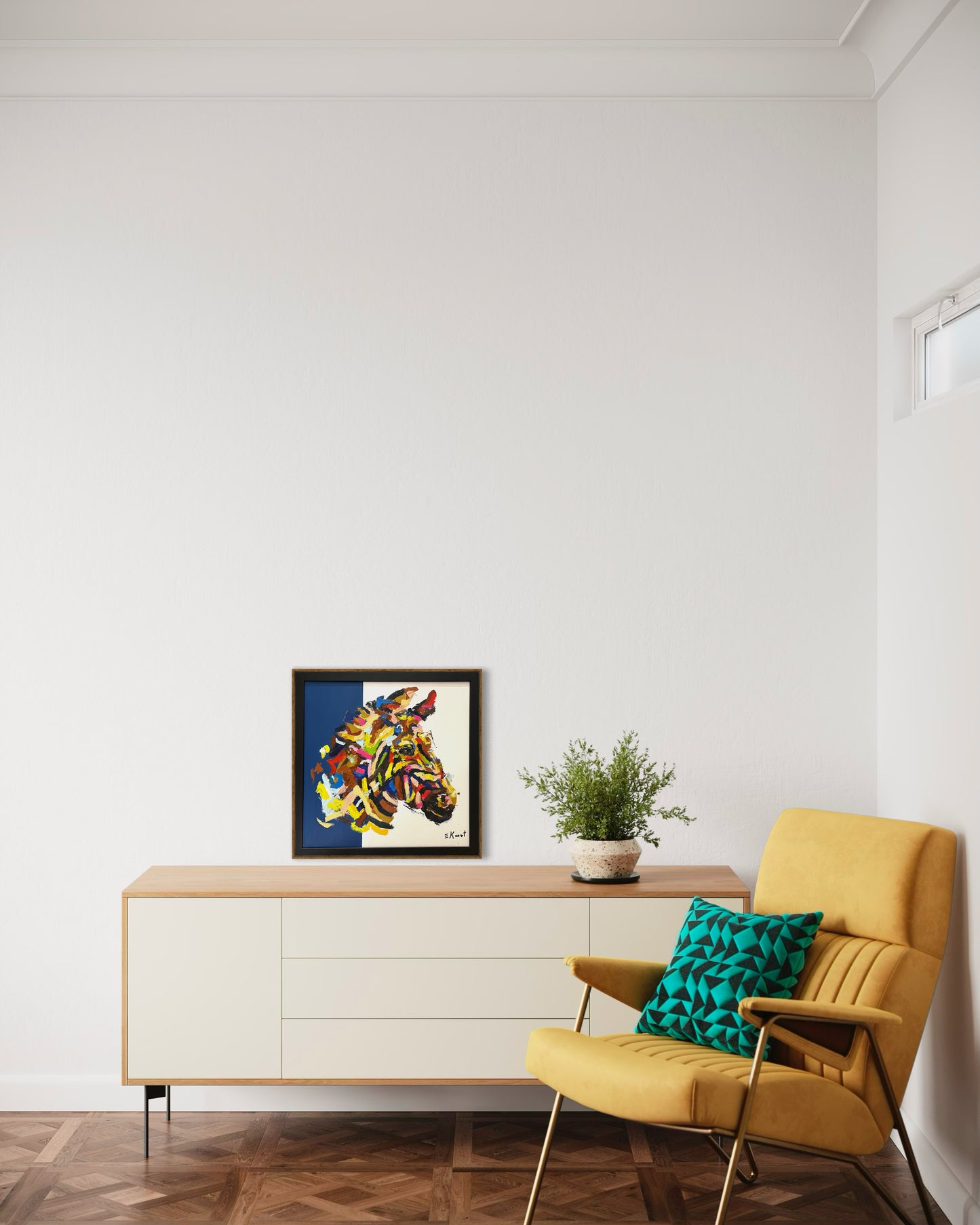 Obra De Arte Figurativa - Zebra