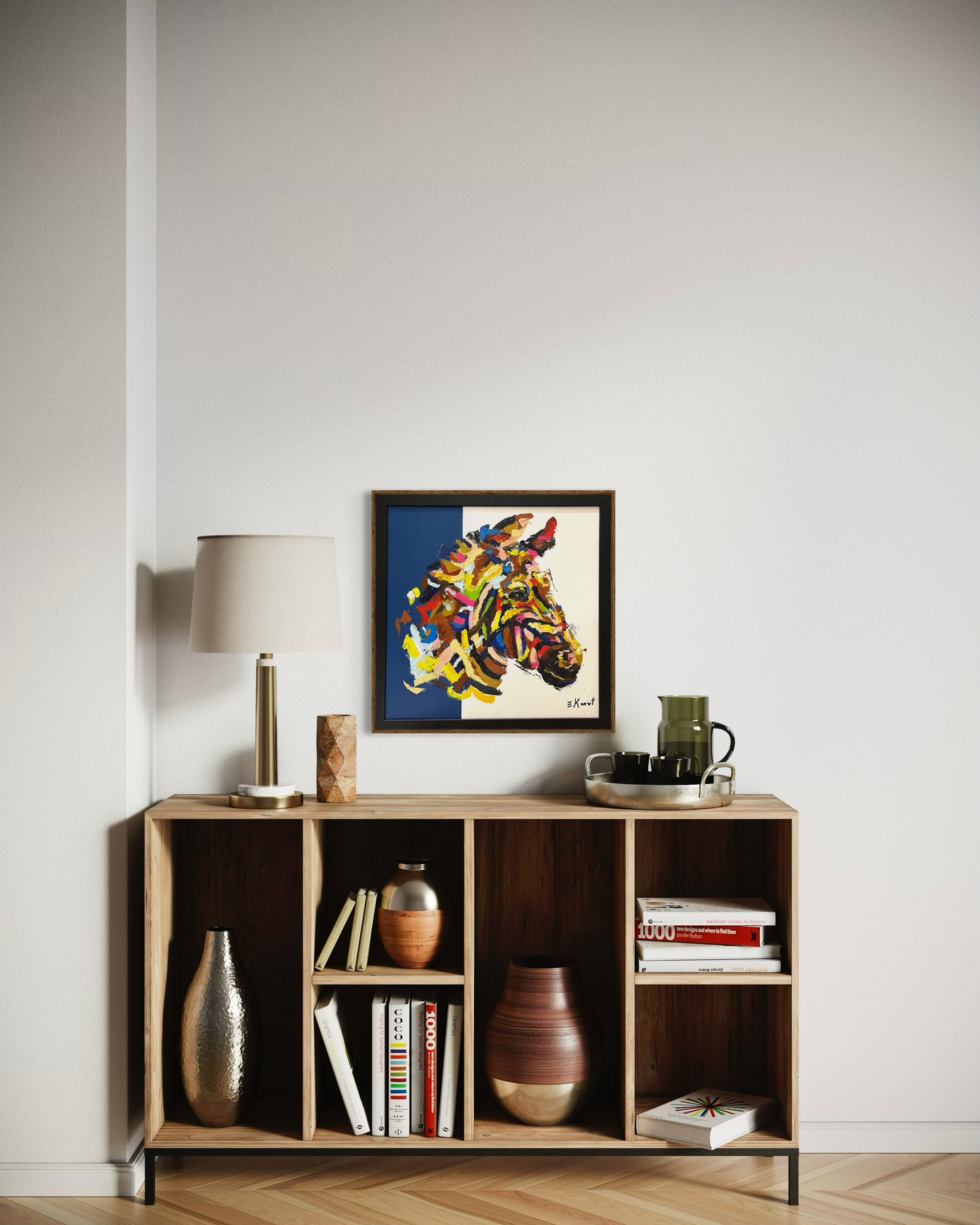Obra De Arte Figurativa - Zebra