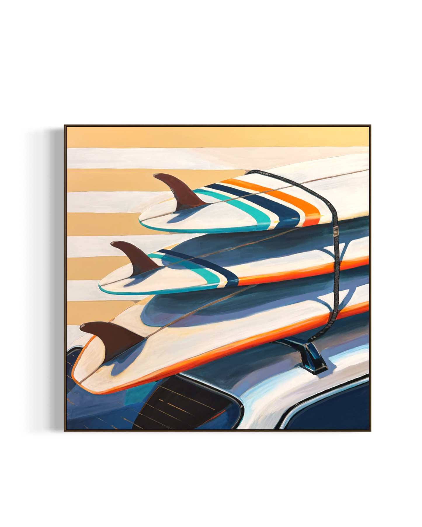 Obra de Arte Figurativa - Surfing 80s