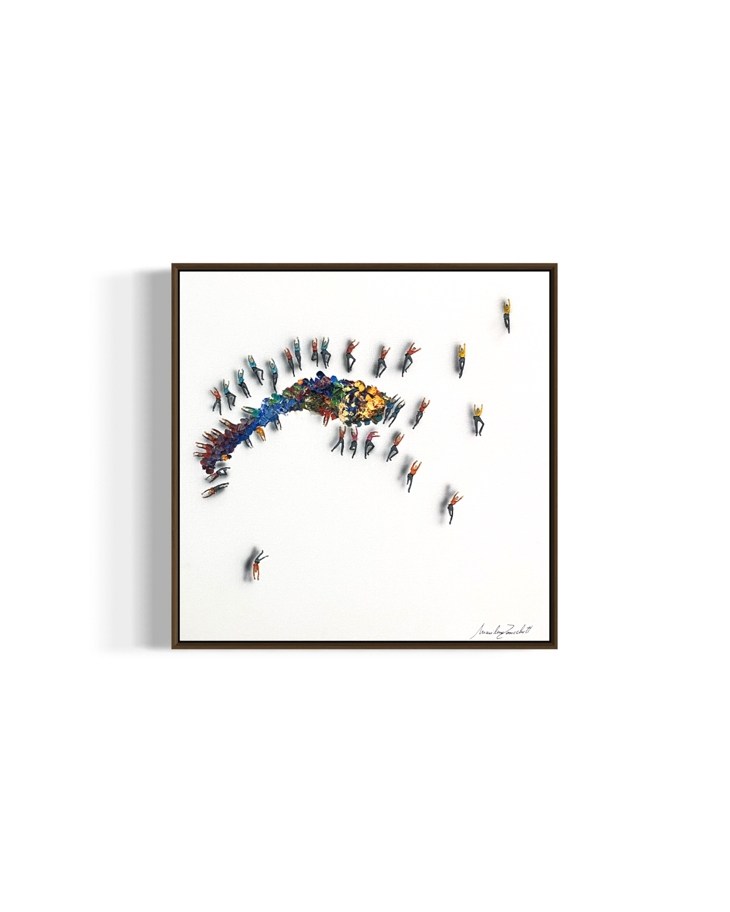 Obra de Arte Minimalista - Aglomerados - Curva