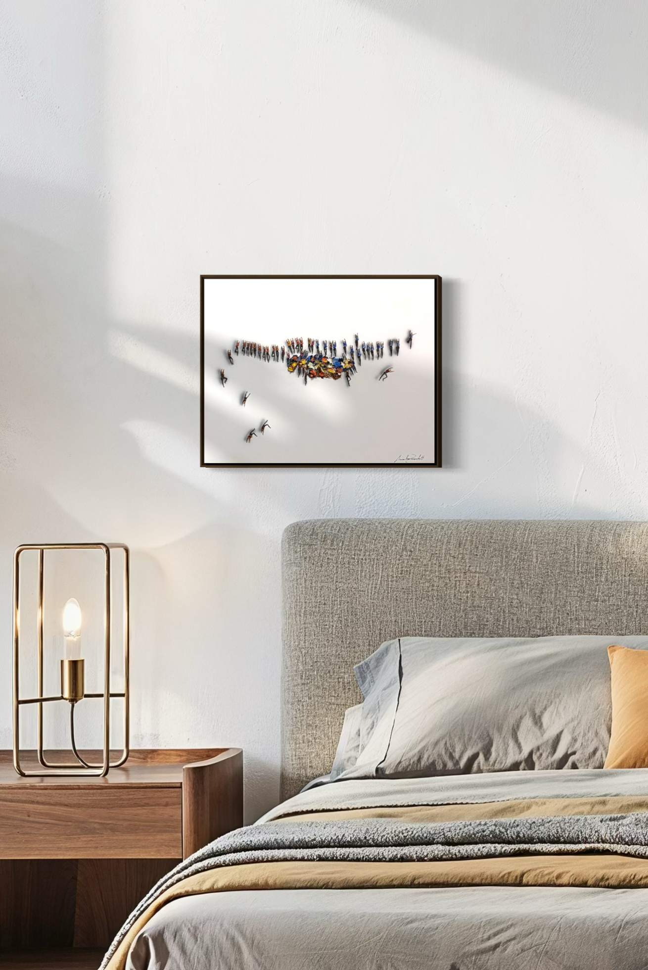 Obra de Arte Minimalista - Aglomerados - Trilha